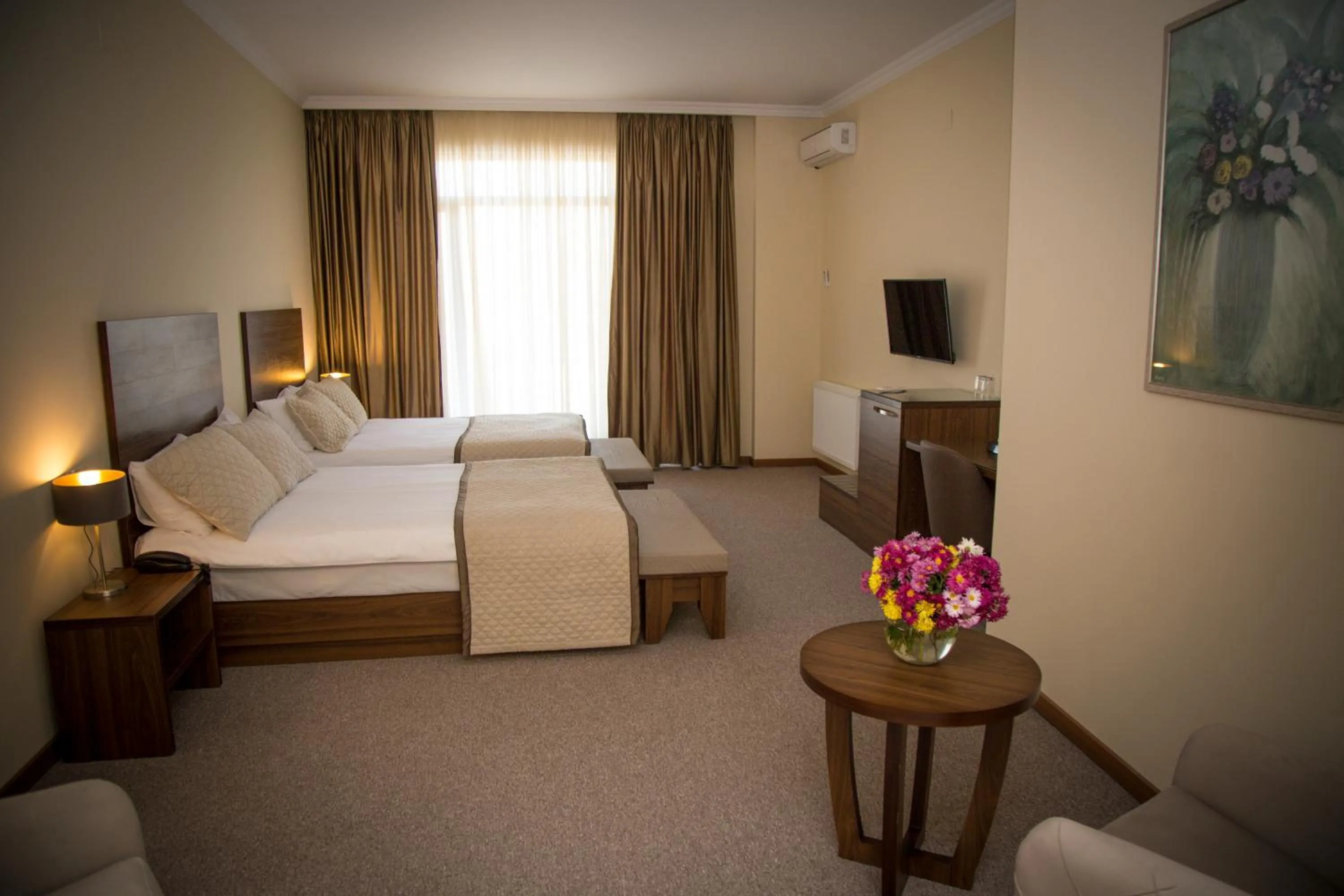 Bed in Hotel Beaumonde Garden