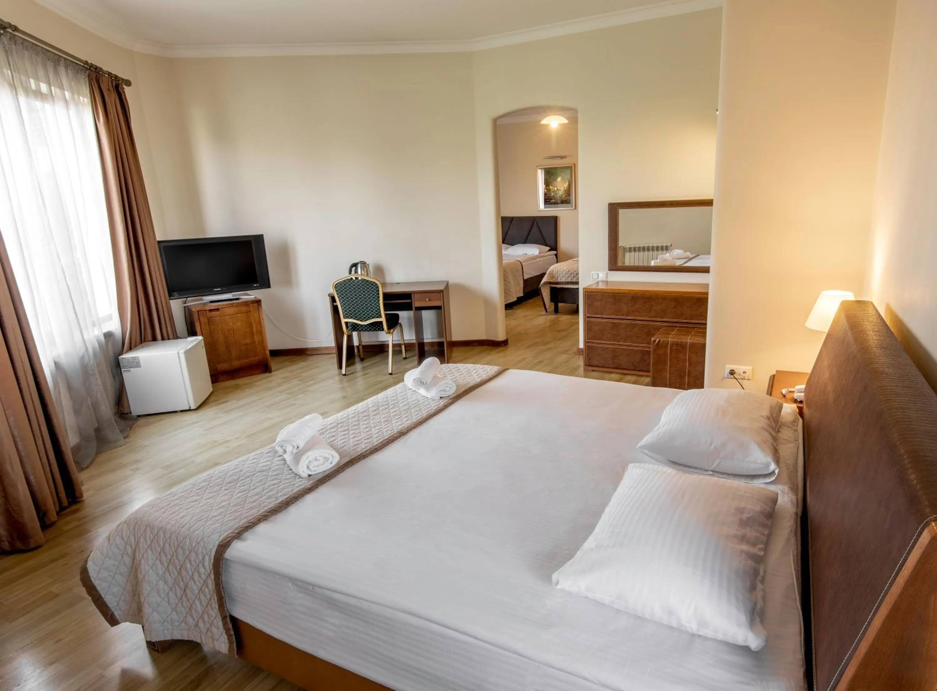 Bed in Hotel Beaumonde Garden