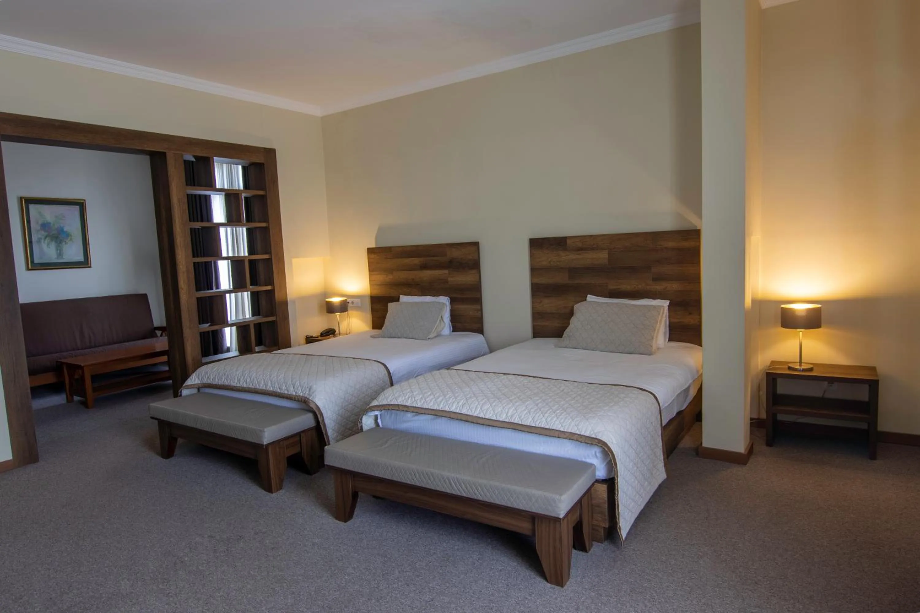 Bed in Hotel Beaumonde Garden