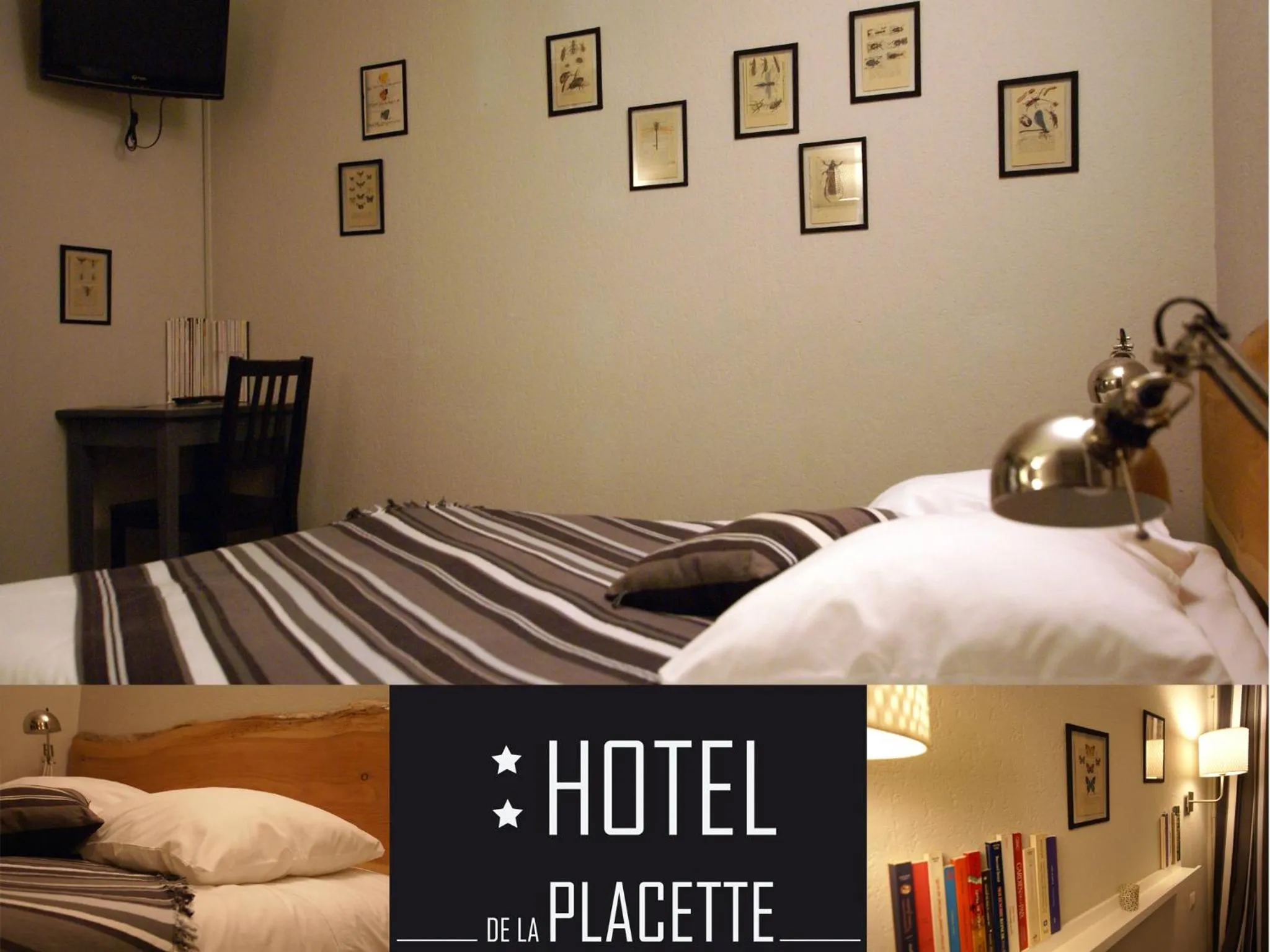 Bedroom, Bed in Hotel de la Placette Barcelonnette