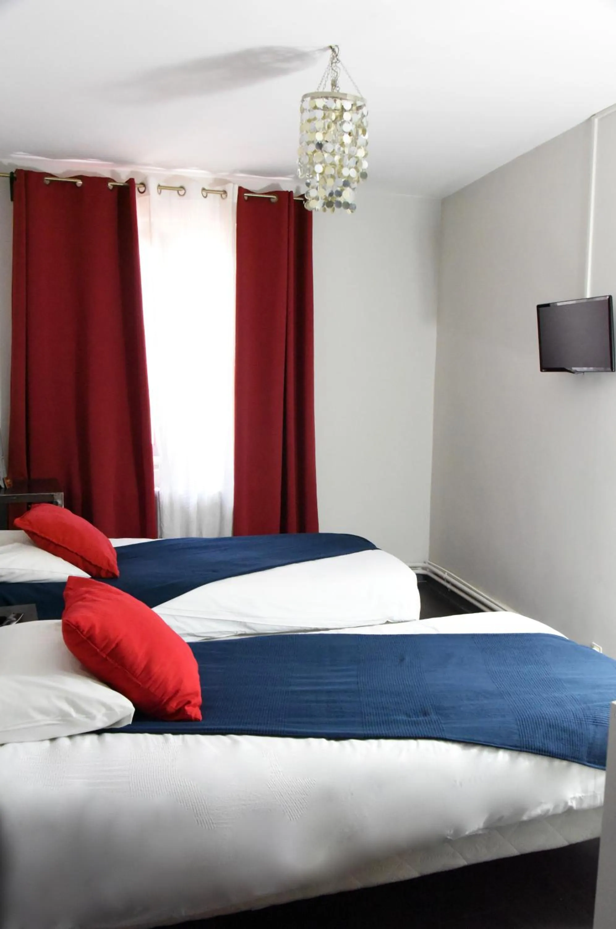 Bed in Hotel de la Placette Barcelonnette