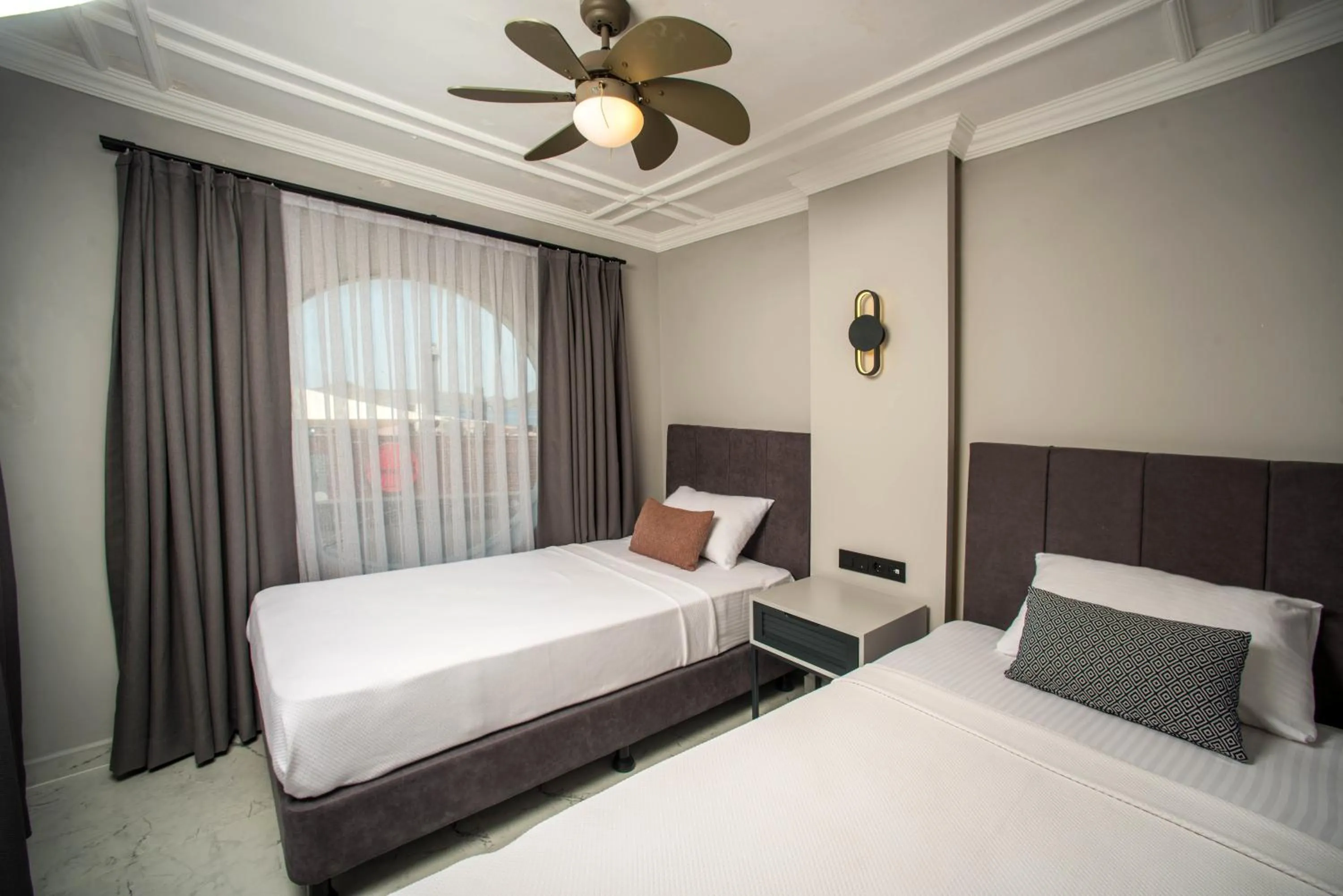 Bed in Art Suites Hotel