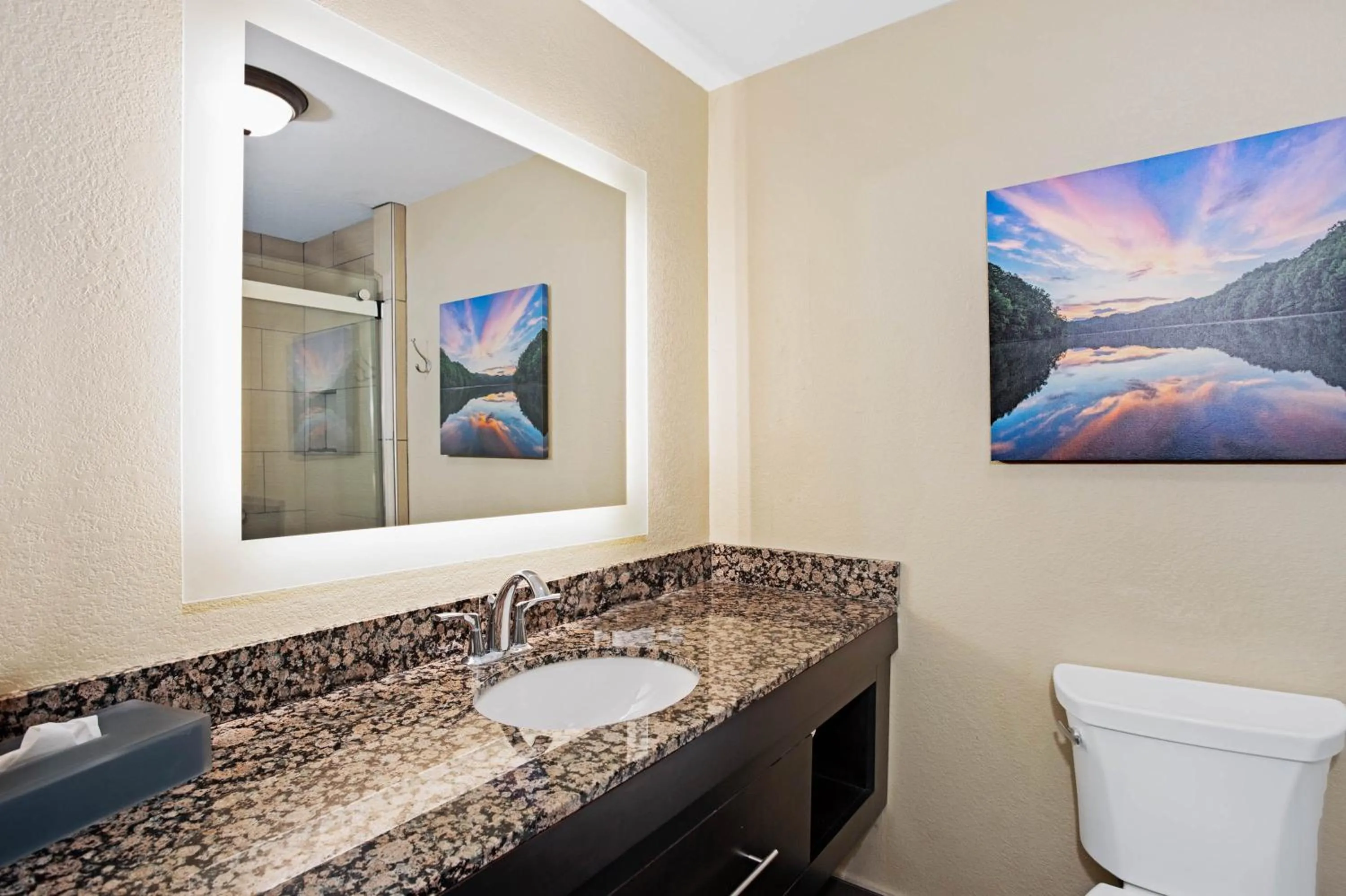 Bathroom in La Quinta by Wyndham Lexington South / Hamburg
