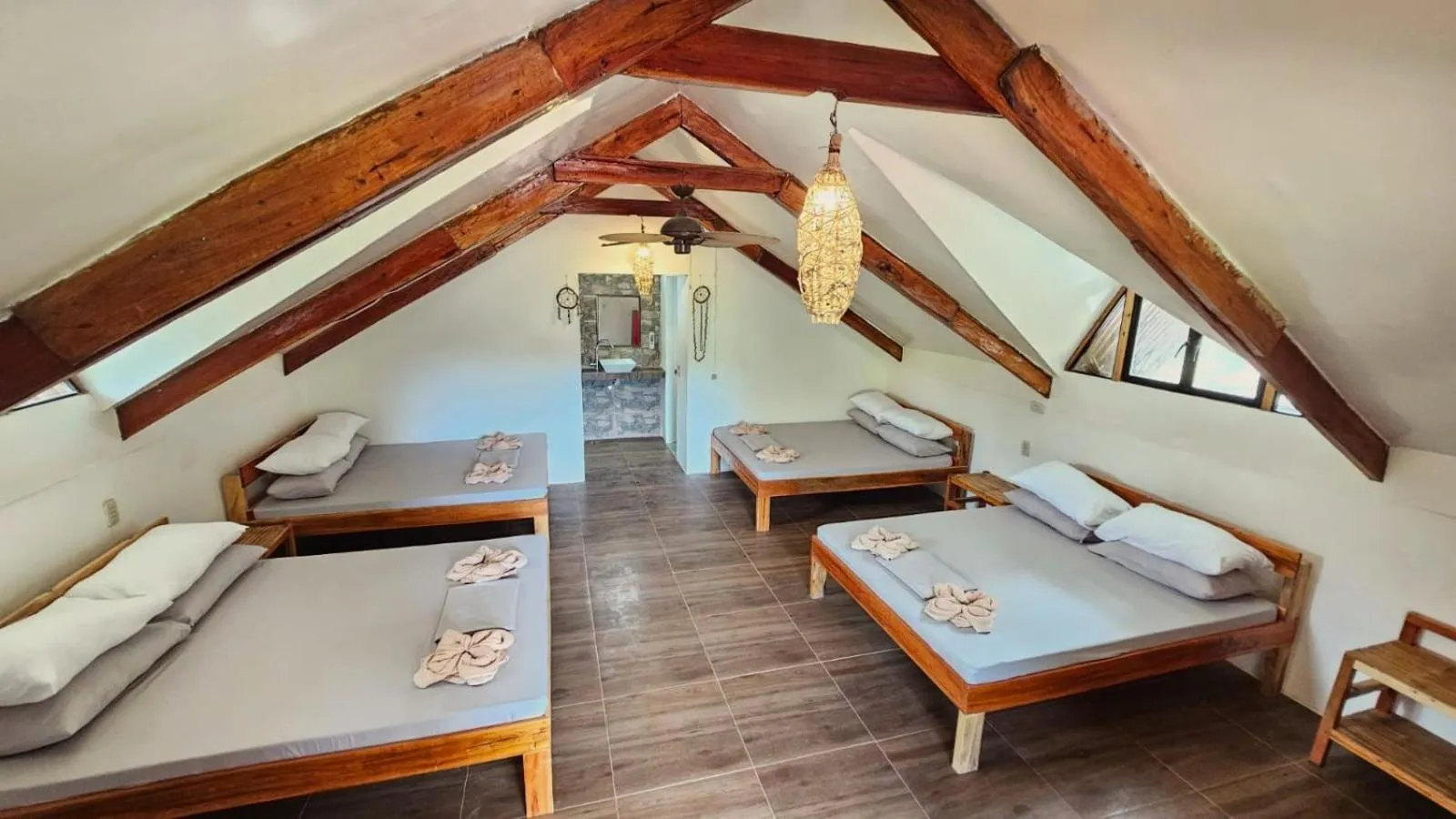 Bed in Big BamBoo Beach Resort Sipalay