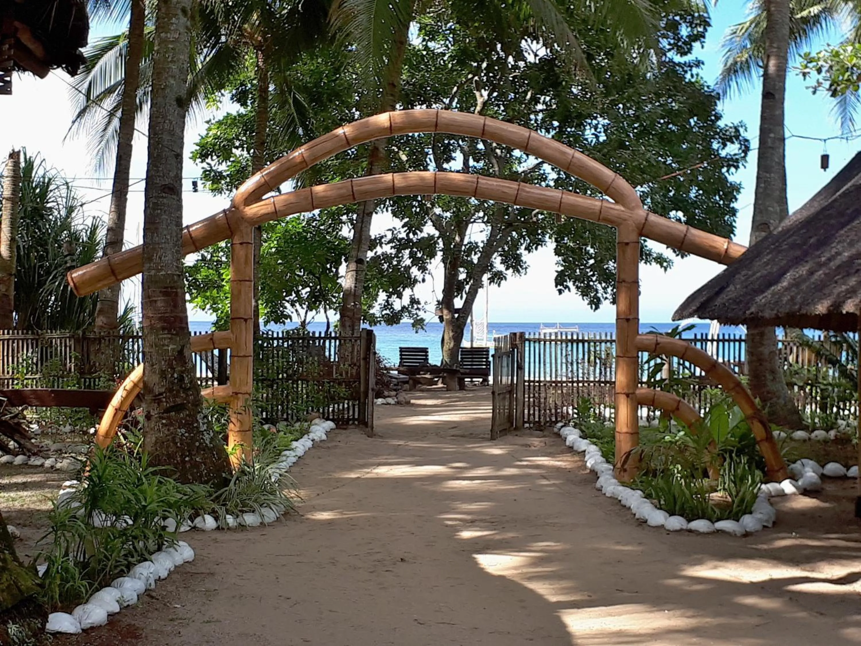 Facade/entrance in Big BamBoo Beach Resort Sipalay