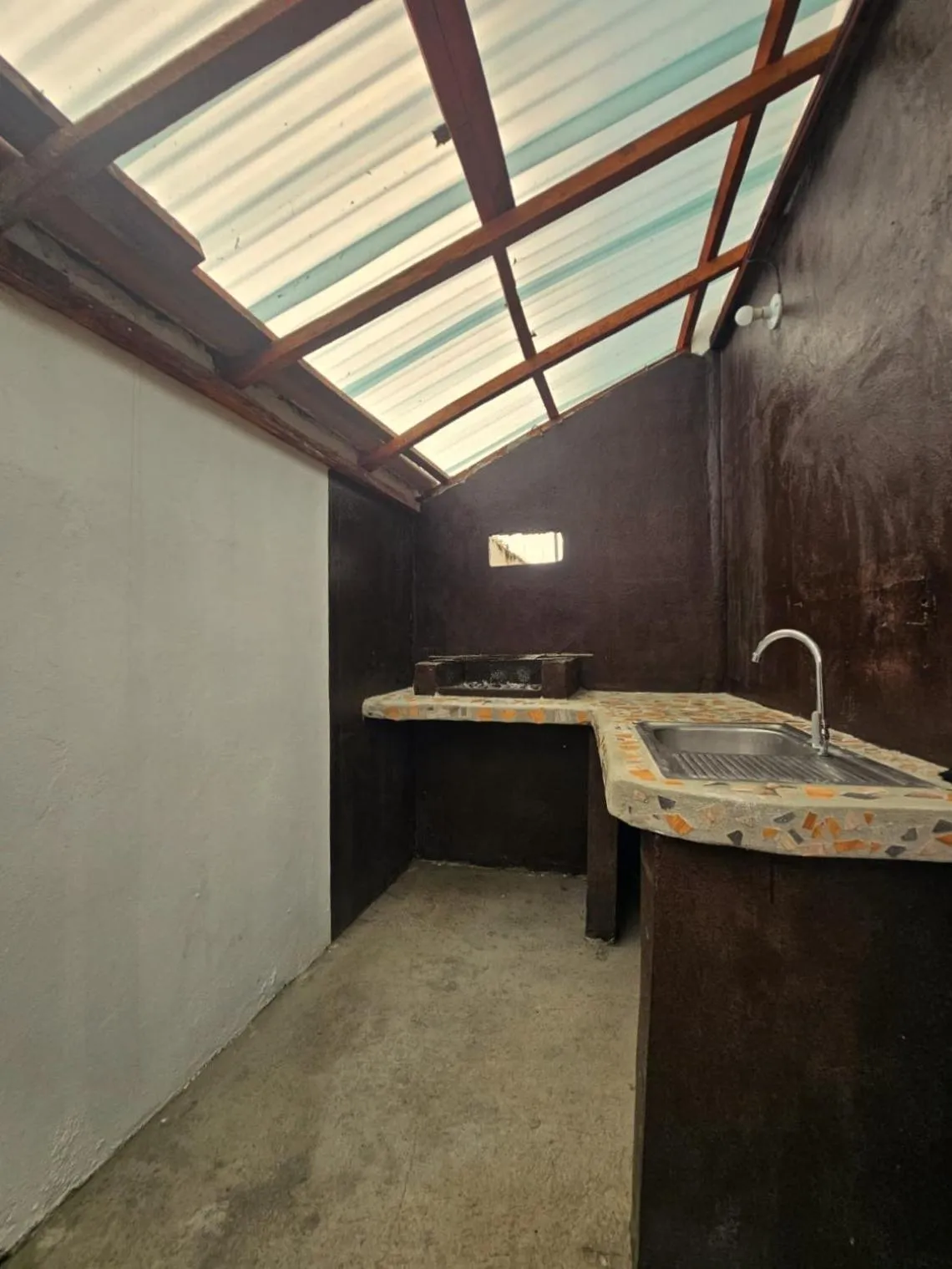 Kitchen or kitchenette in Big BamBoo Beach Resort Sipalay