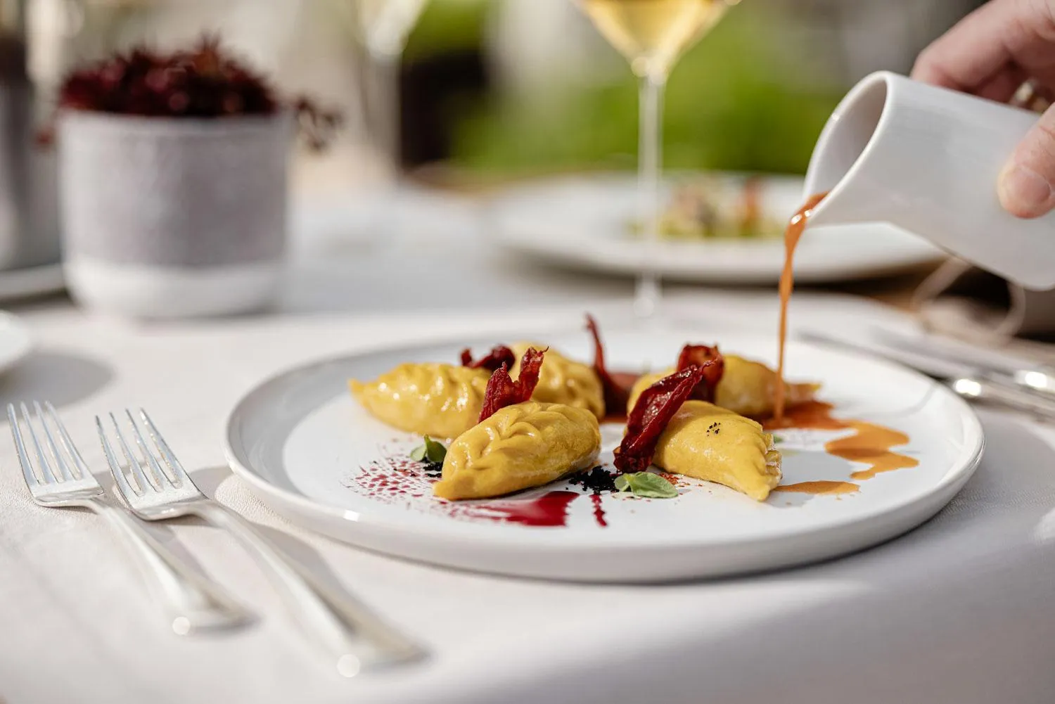 Restaurant/places to eat in Hotel Haus am Hang