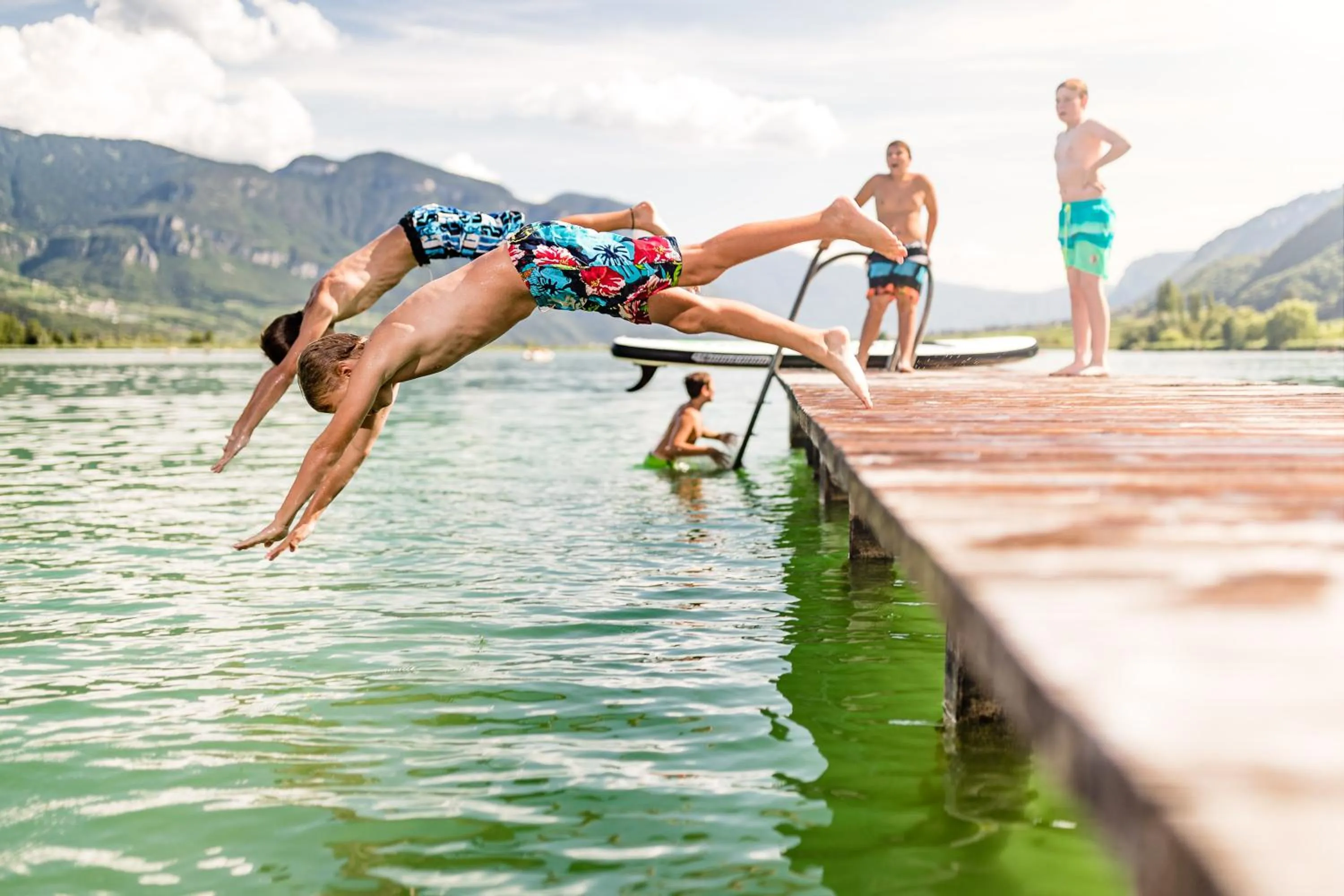 Lake view in Hotel Haus am Hang