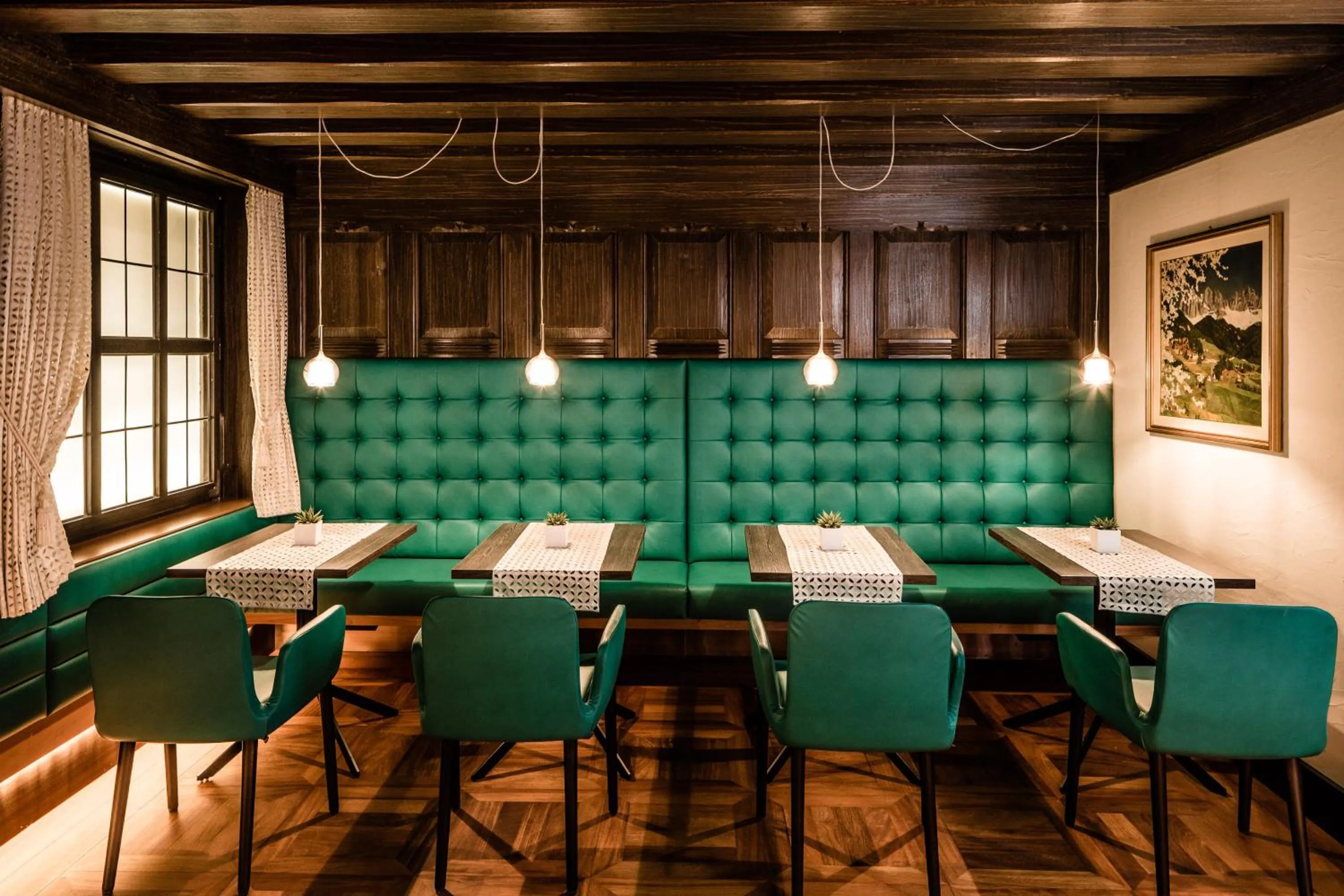 Lounge or bar in Hotel Haus am Hang