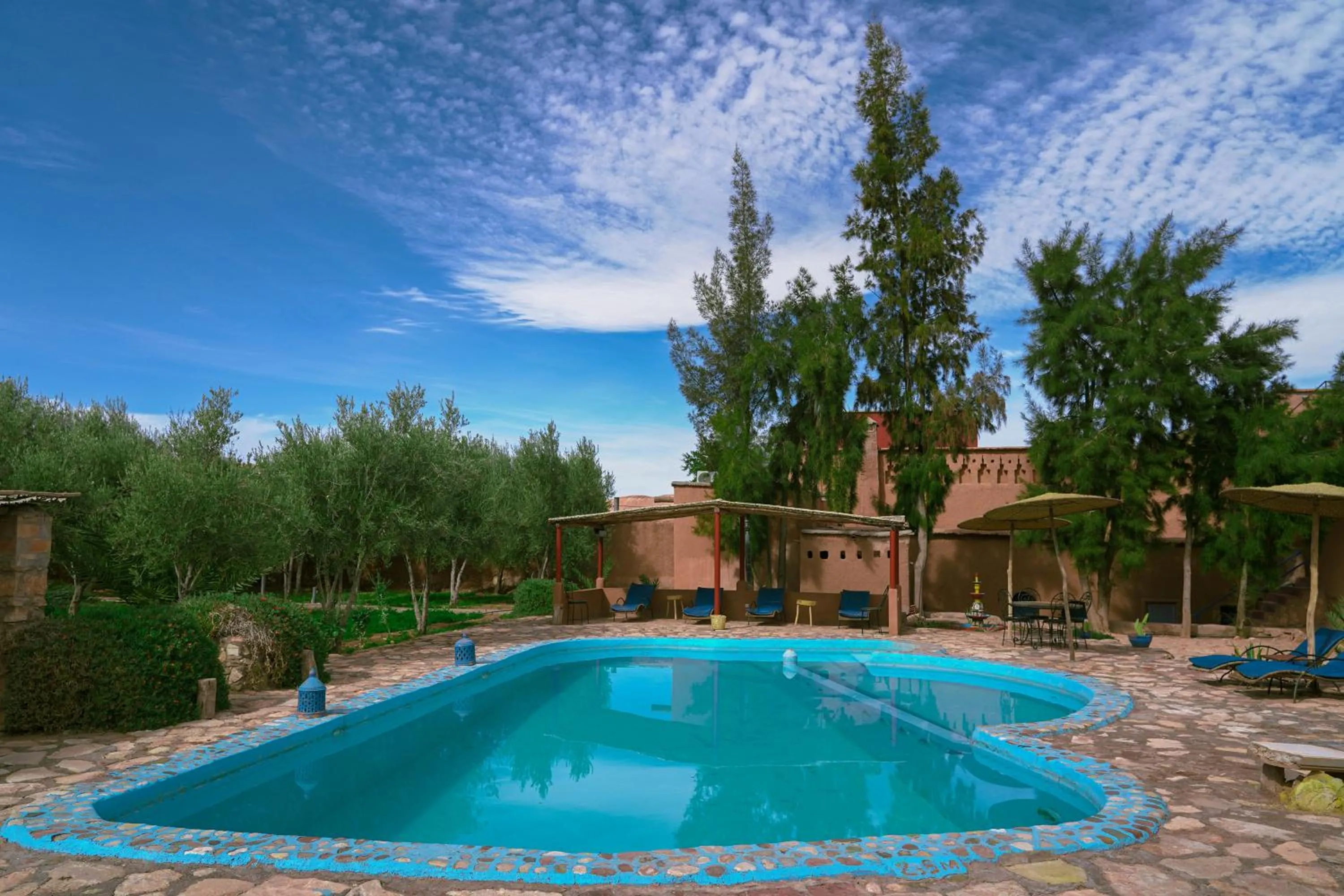 Garden view in Dar Mouna