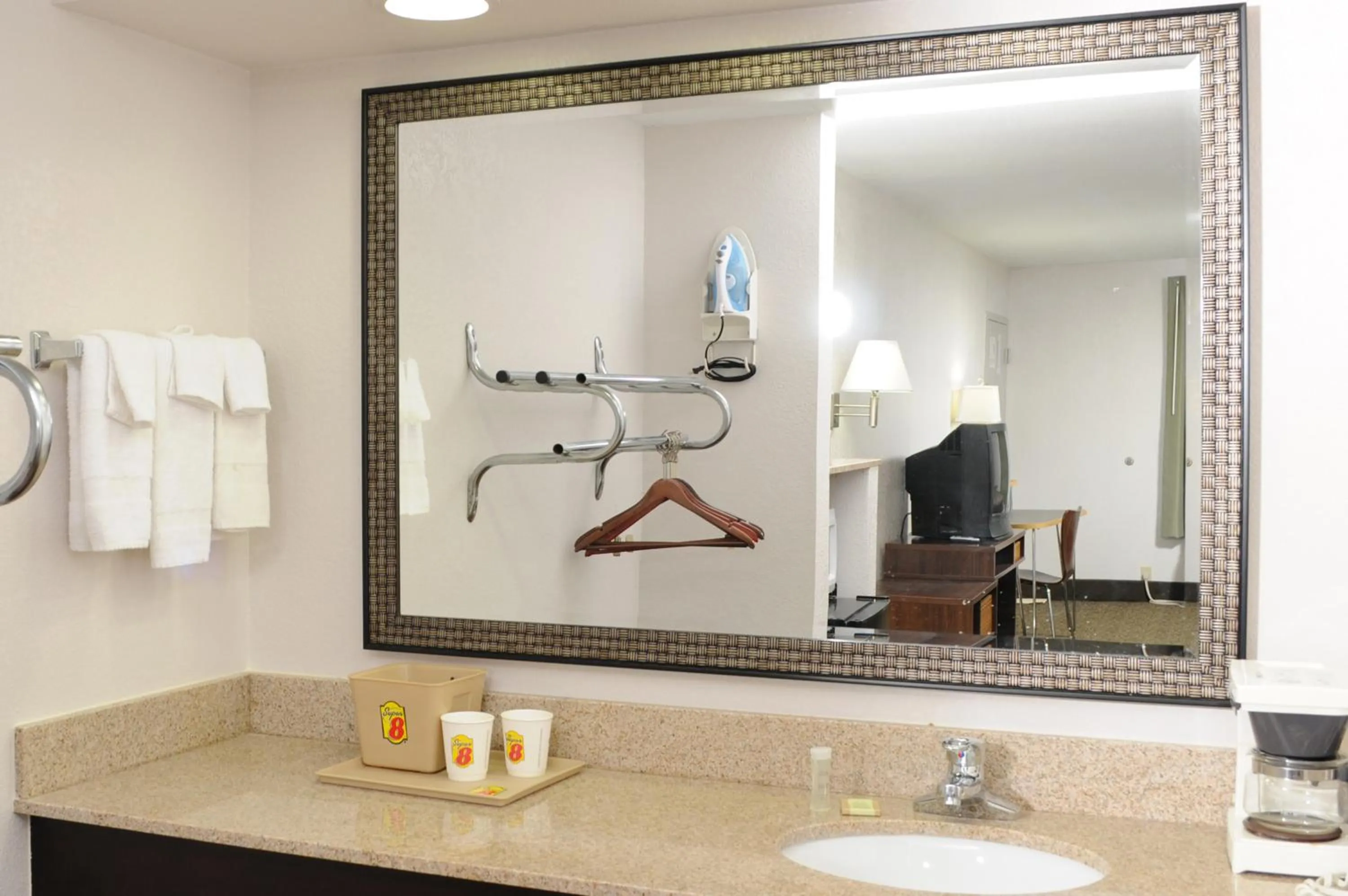 Bathroom in Super 8 by Wyndham Gainesville