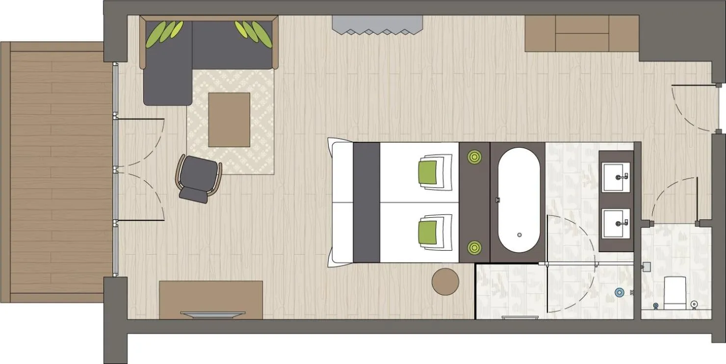 Floor plan in Alpine Resort Goies Superior