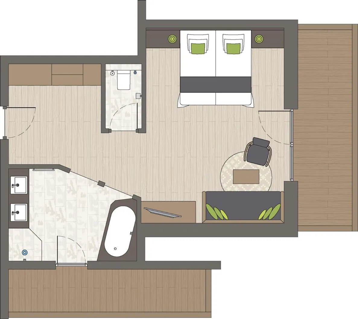 Floor plan in Alpine Resort Goies Superior
