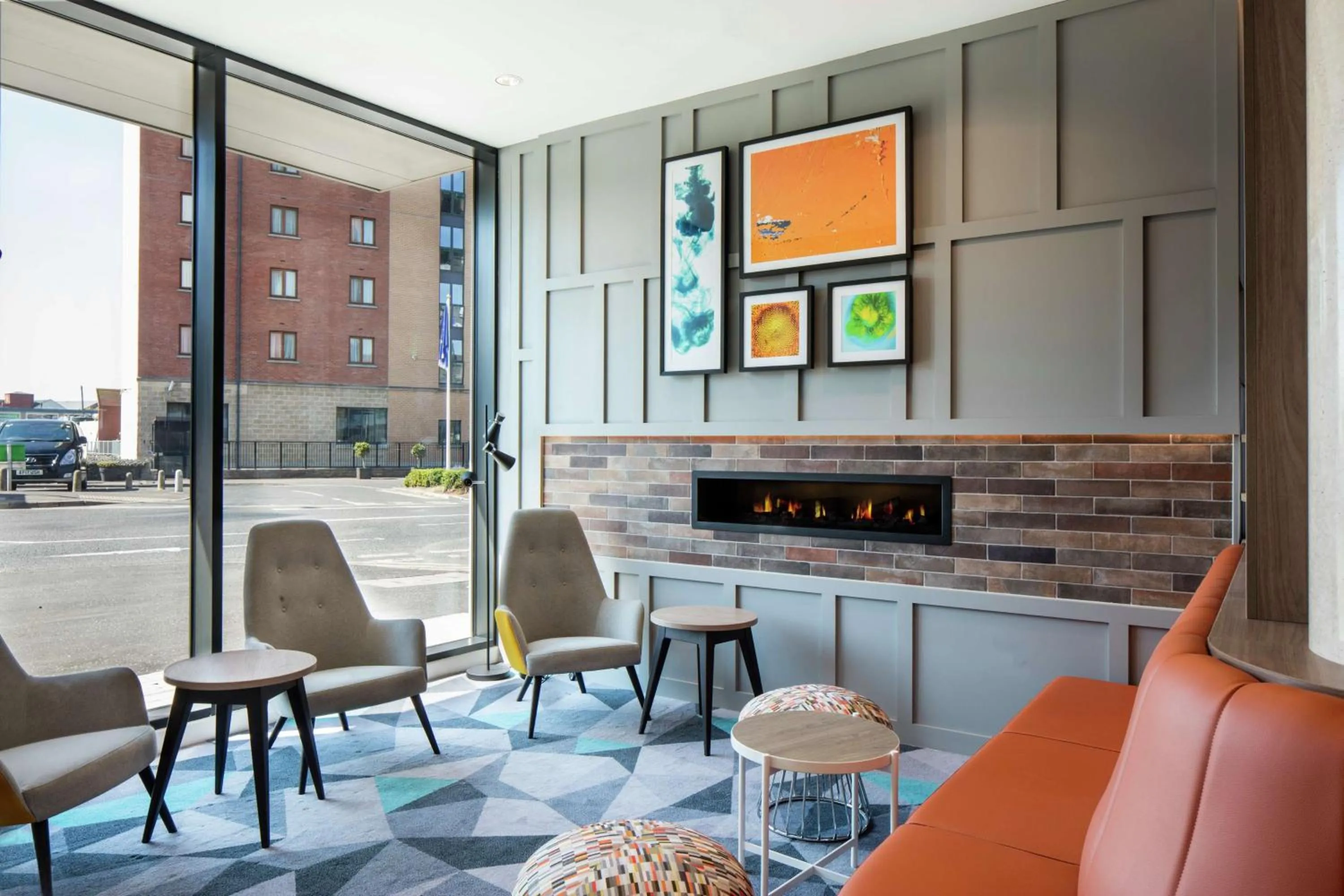 Lobby or reception in Hampton By Hilton Belfast City Centre