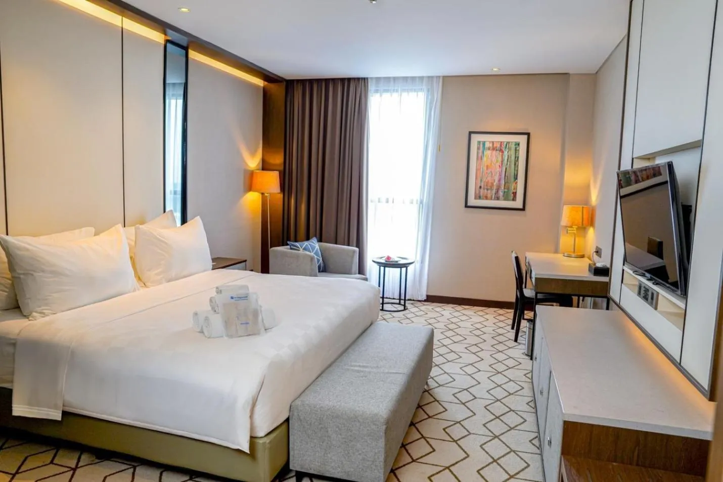 Bedroom, Bed in Wyndham Opi Hotel Palembang