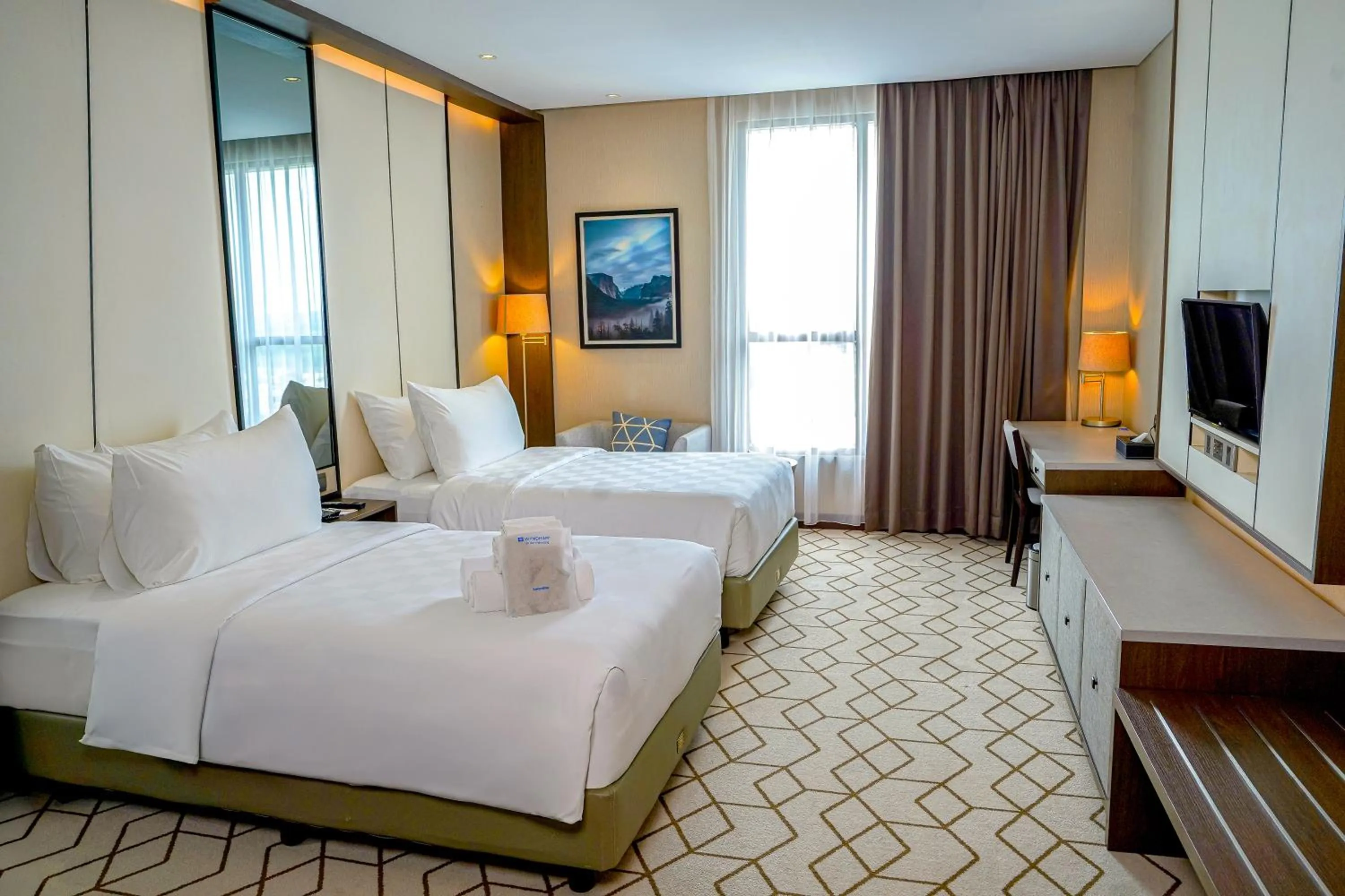 Bedroom, Bed in Wyndham Opi Hotel Palembang