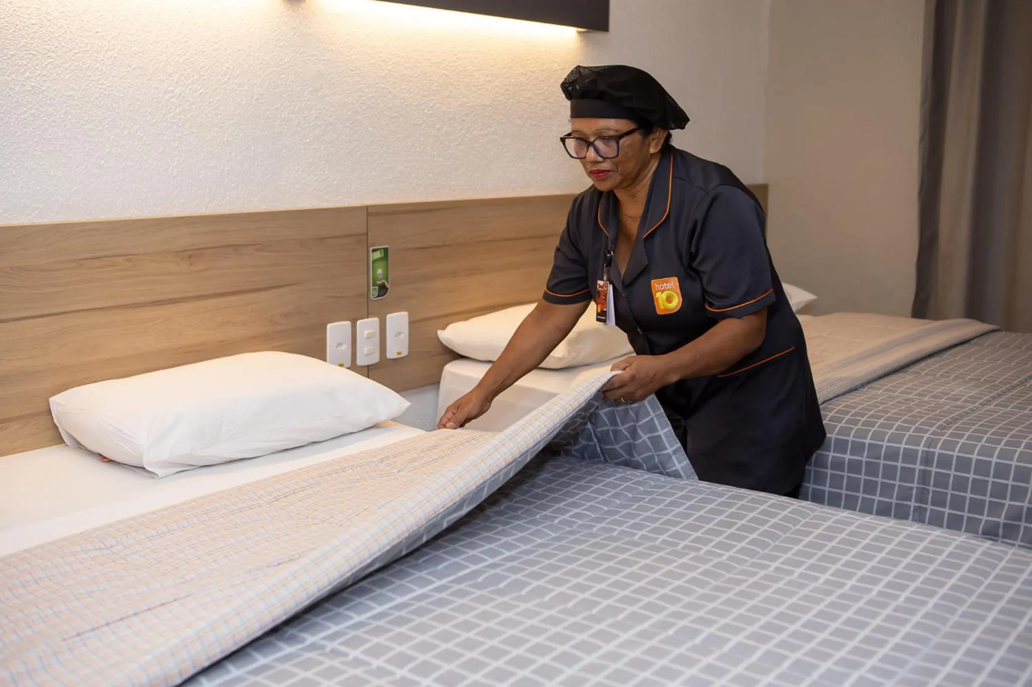 Bed in Hotel 10 Itajai/Navegantes