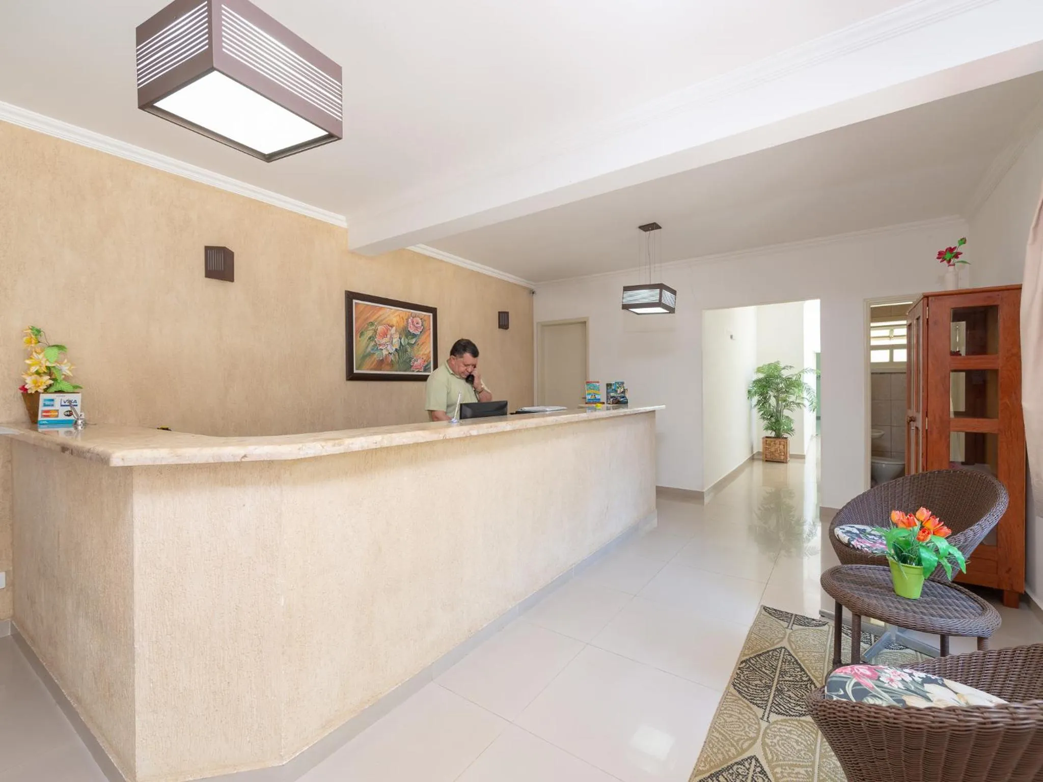 Lobby or reception in Hotel Saveiros