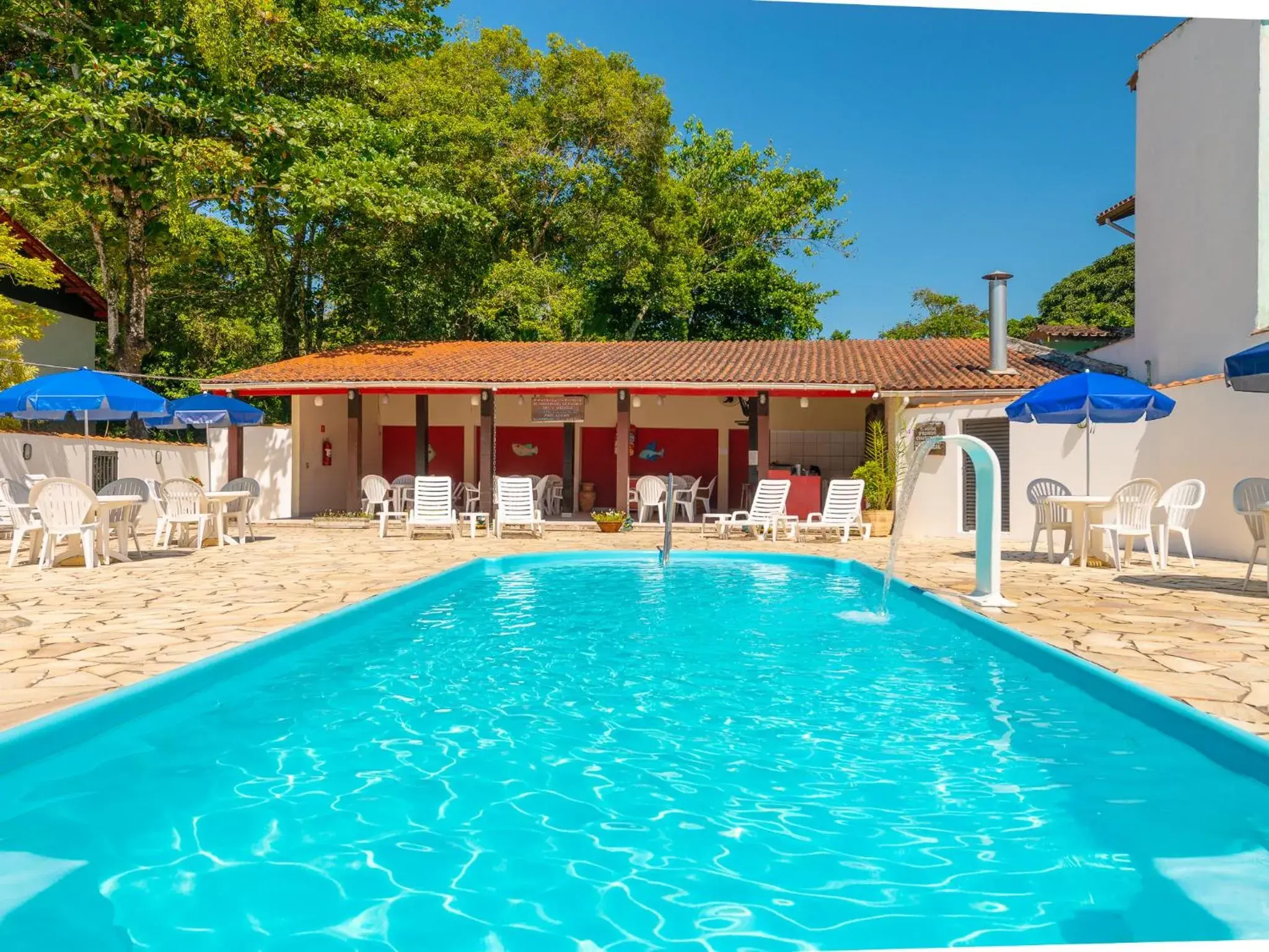 Pool view in Hotel Saveiros Pool view in Hotel Saveiros