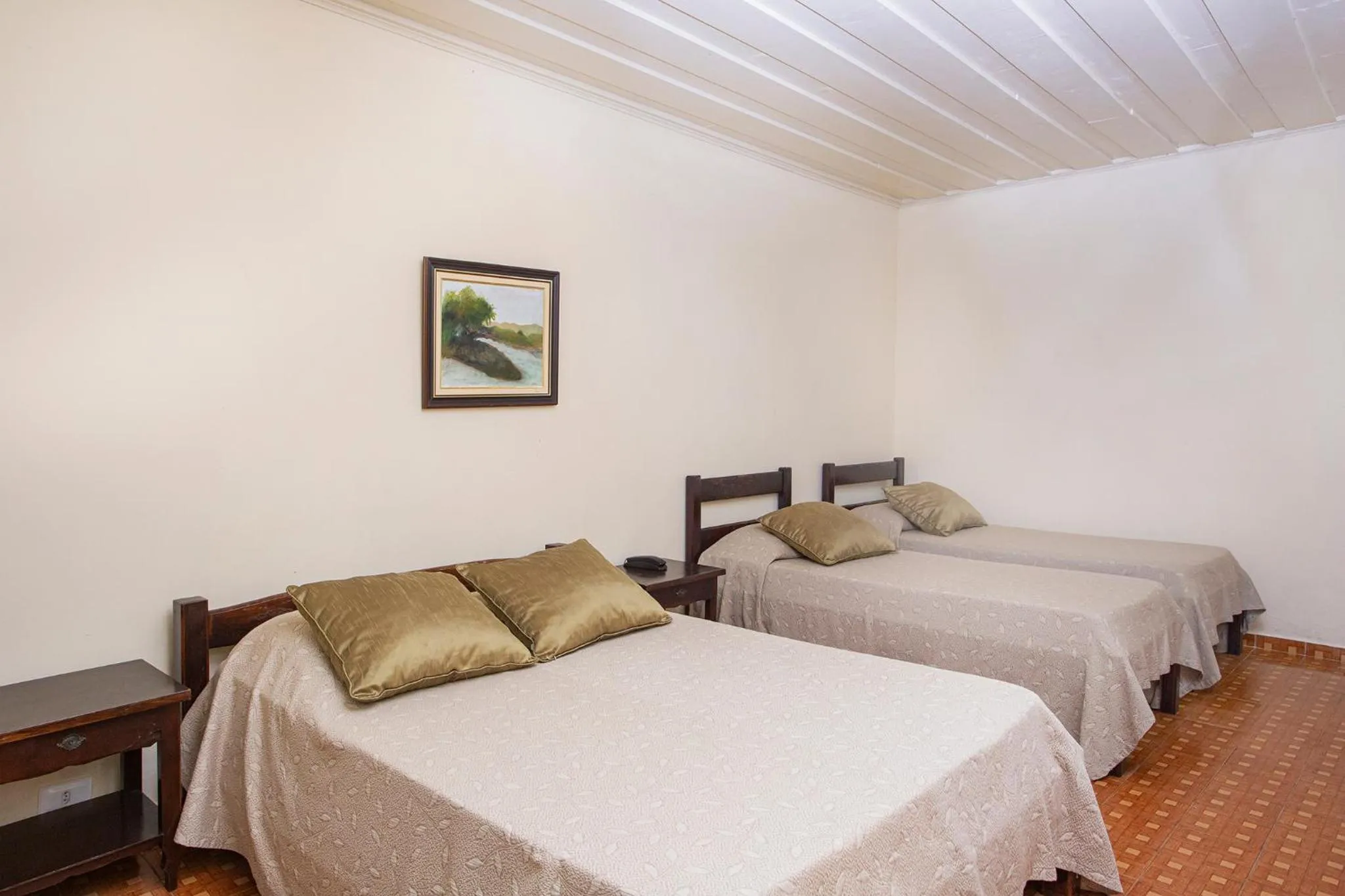 Bed in Hotel Saveiros