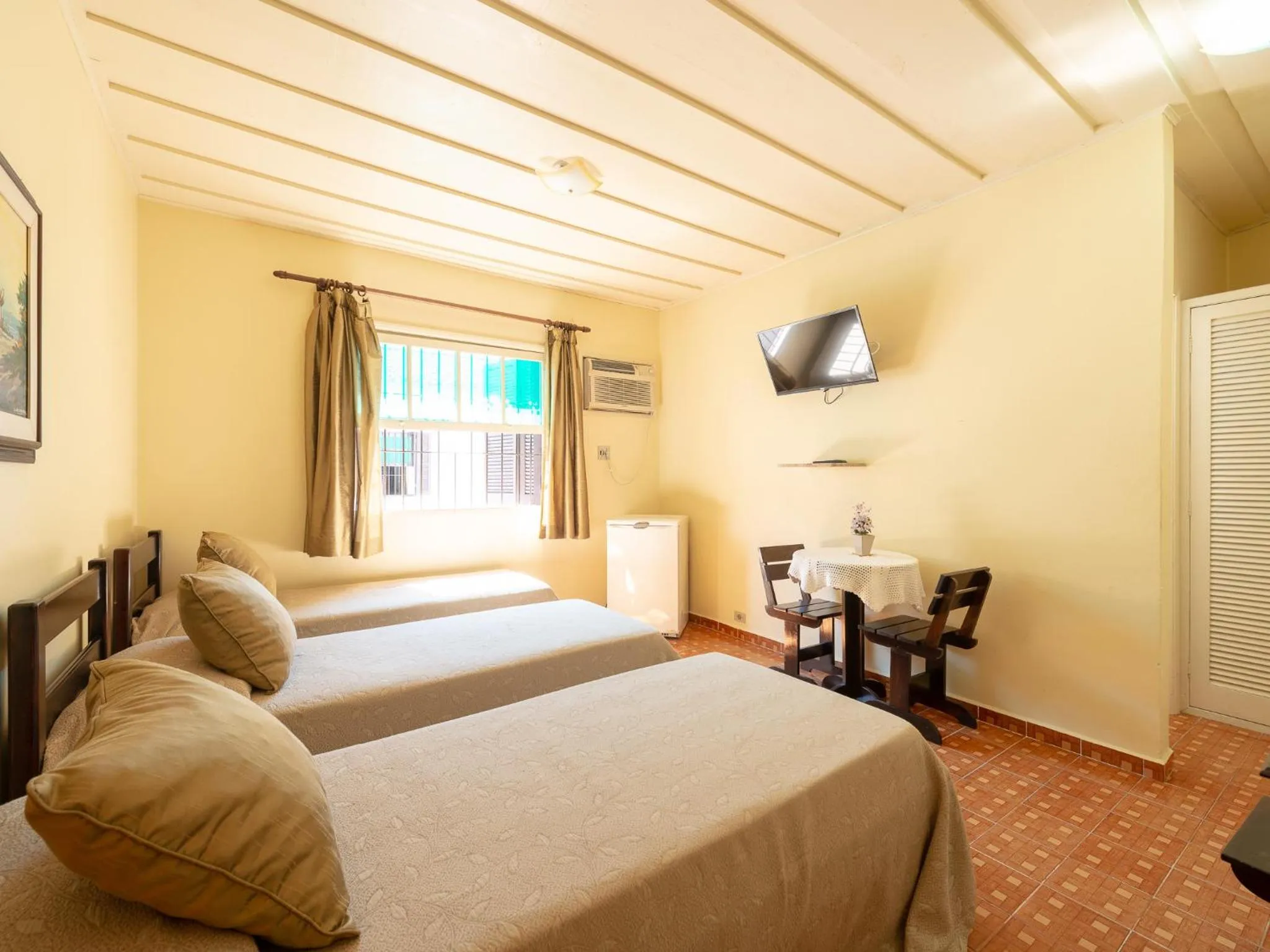 Bed in Hotel Saveiros