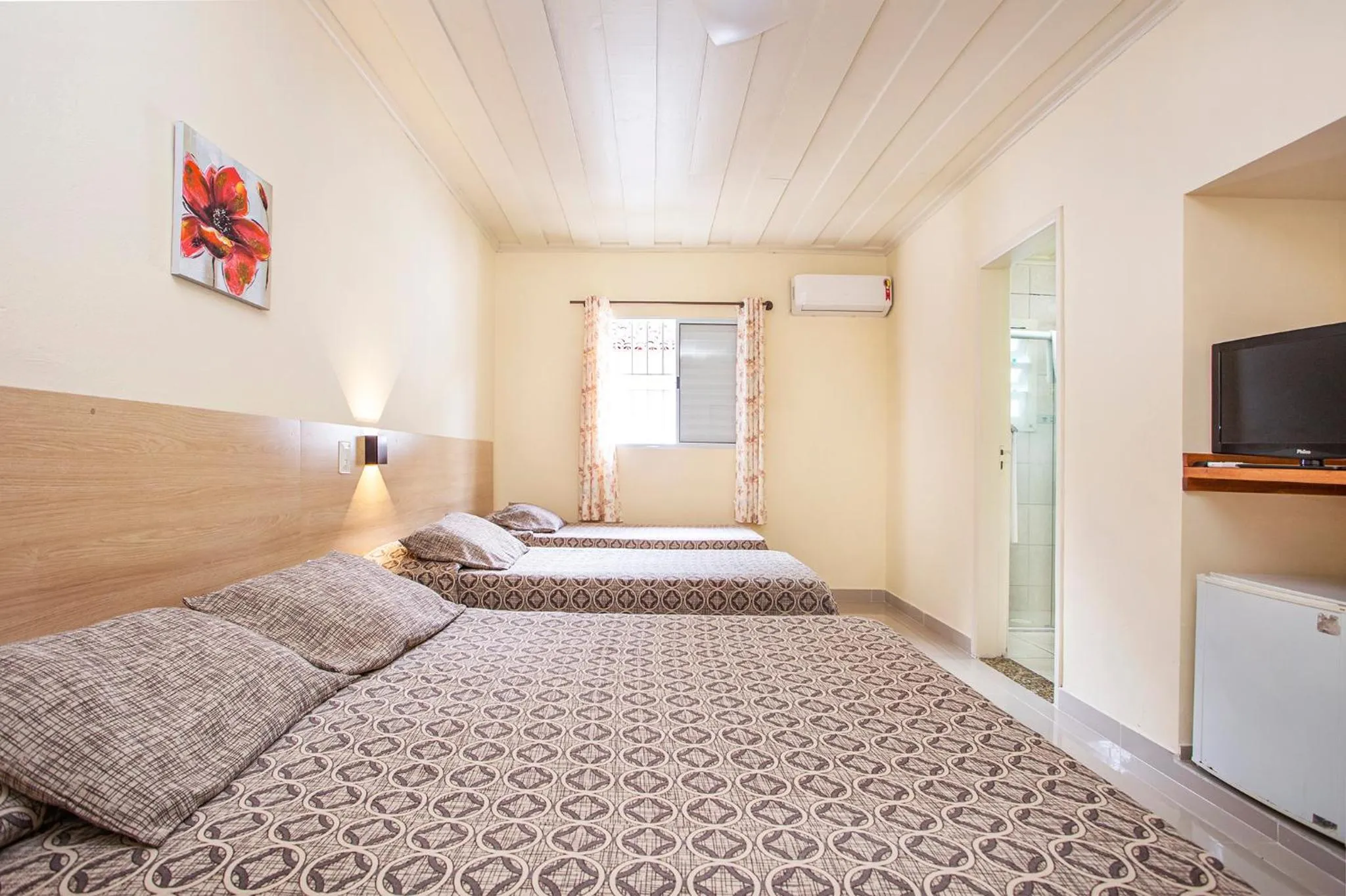 Bed in Hotel Saveiros