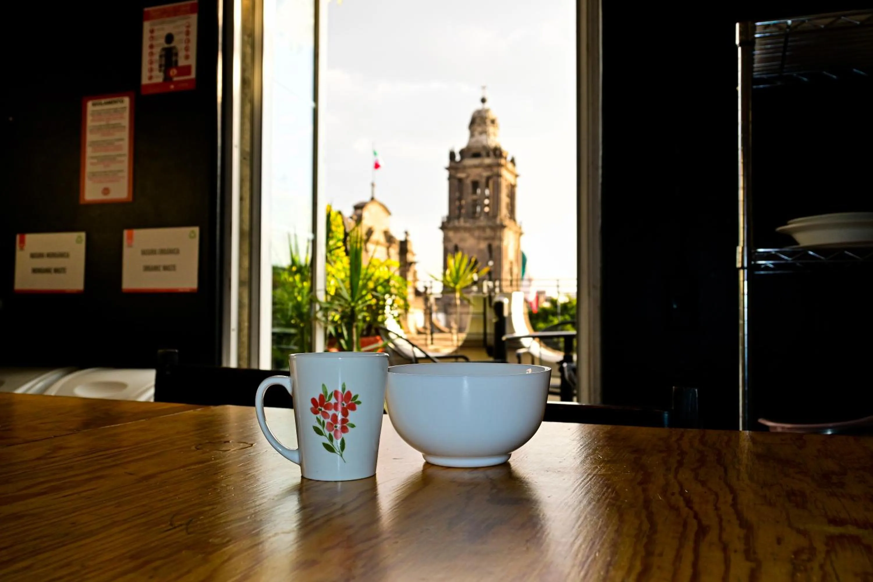 Kitchen or kitchenette in Hostel Mundo Joven Catedral