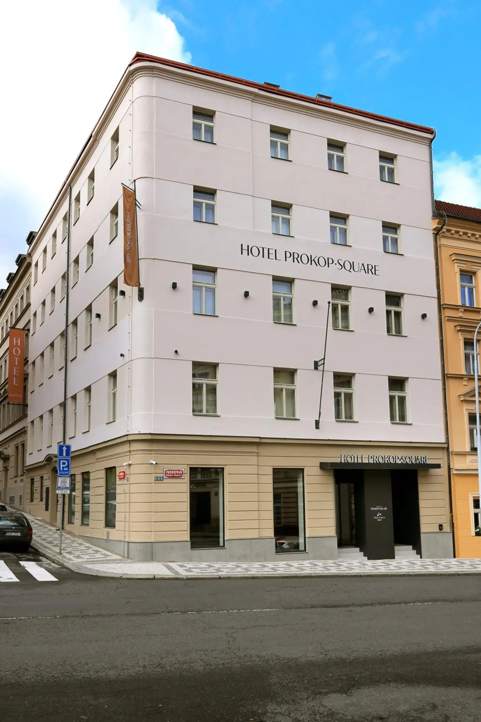 Property building in Hotel Prokop Square Property building in Hotel Prokop Square