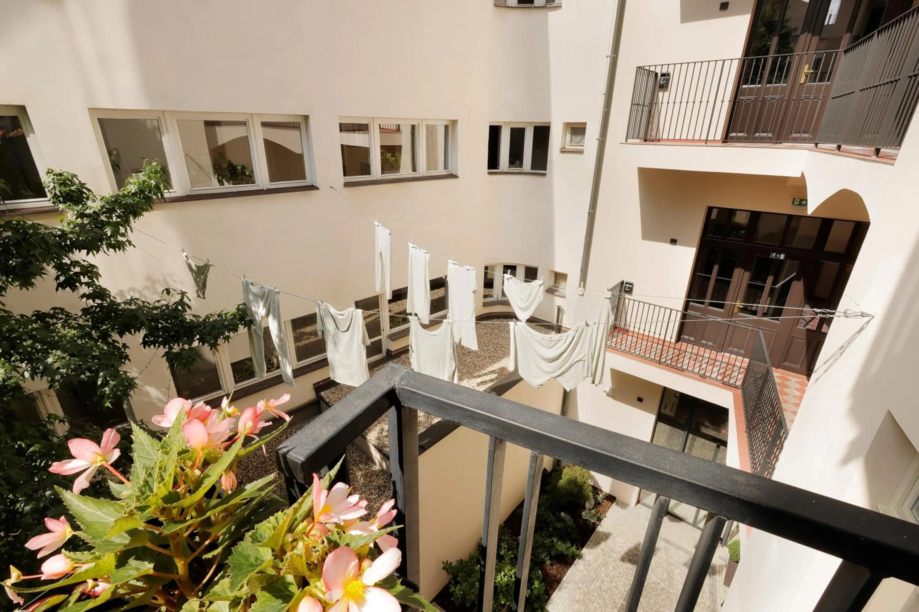 Balcony/Terrace in Hotel Prokop Square
