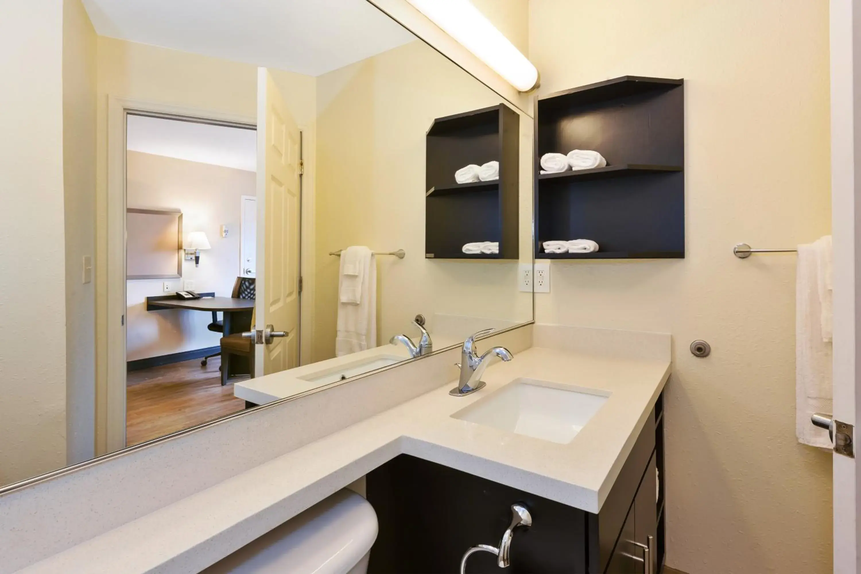 Bathroom in Candlewood Suites Rocky Mount by IHG Bathroom in Candlewood Suites Rocky Mount by IHG