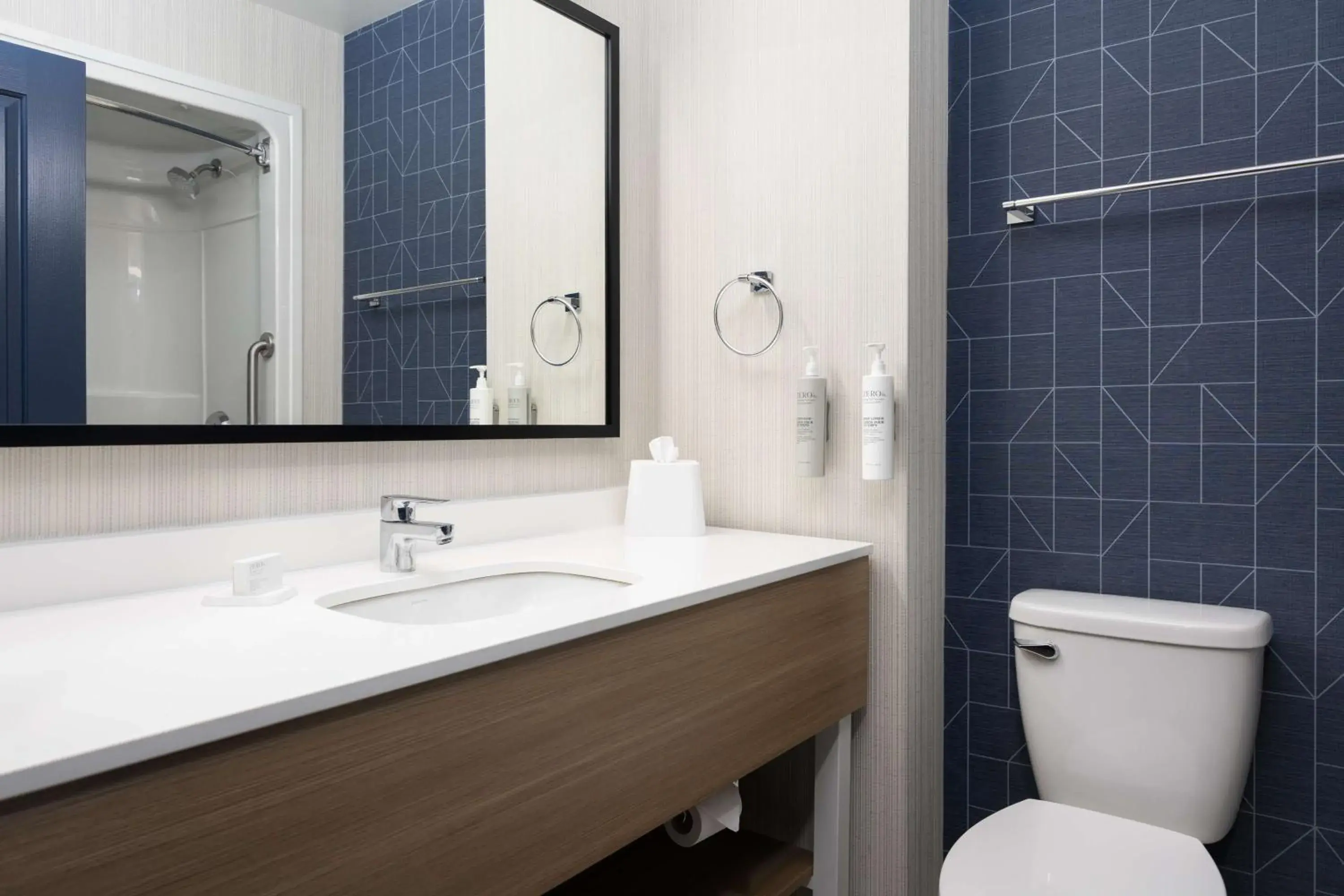 Bathroom in Spark By Hilton Guelph Bathroom in Spark By Hilton Guelph