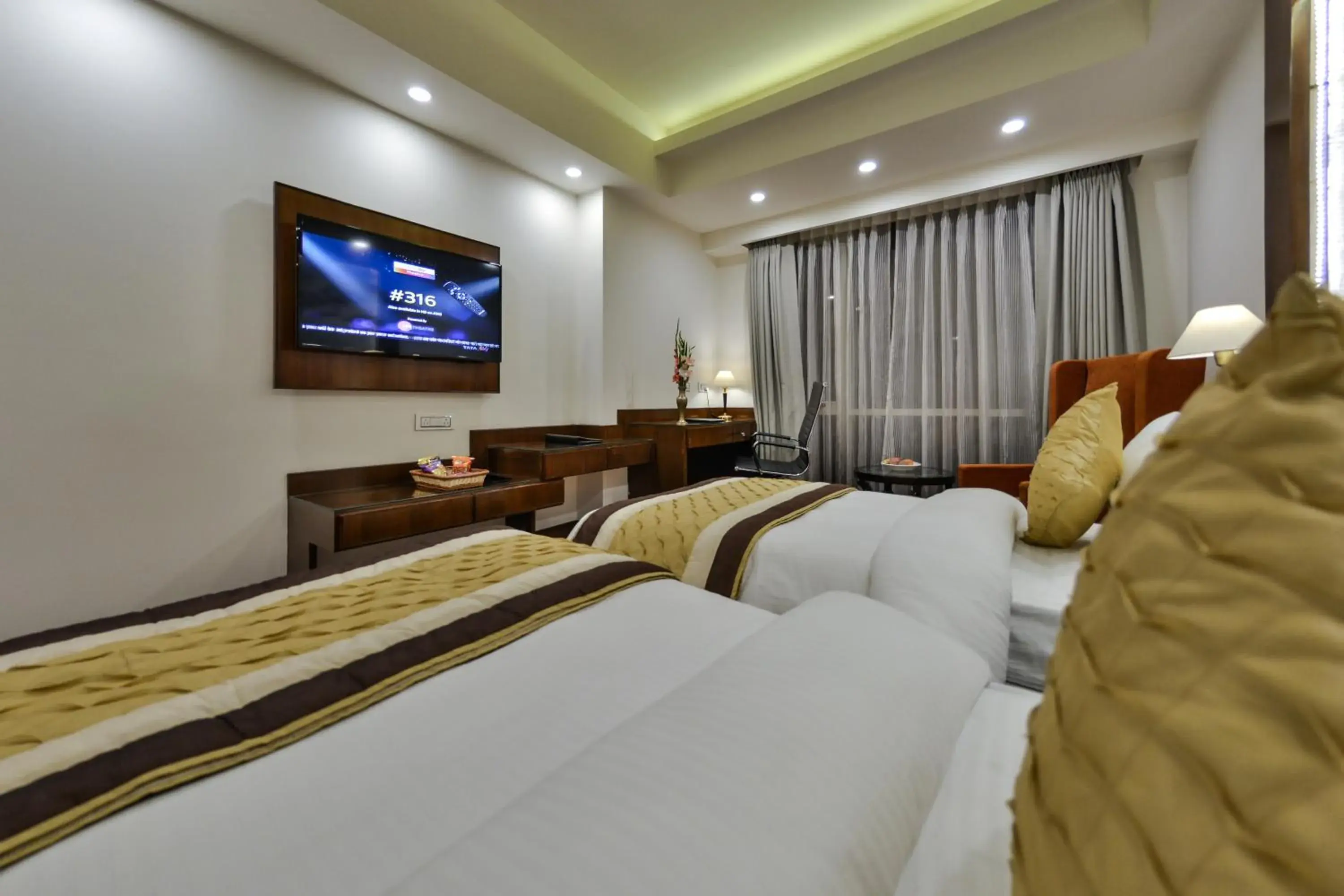 Bed in Regenta Central Srinagar, Rajbagh Bed in Regenta Central Srinagar, Rajbagh