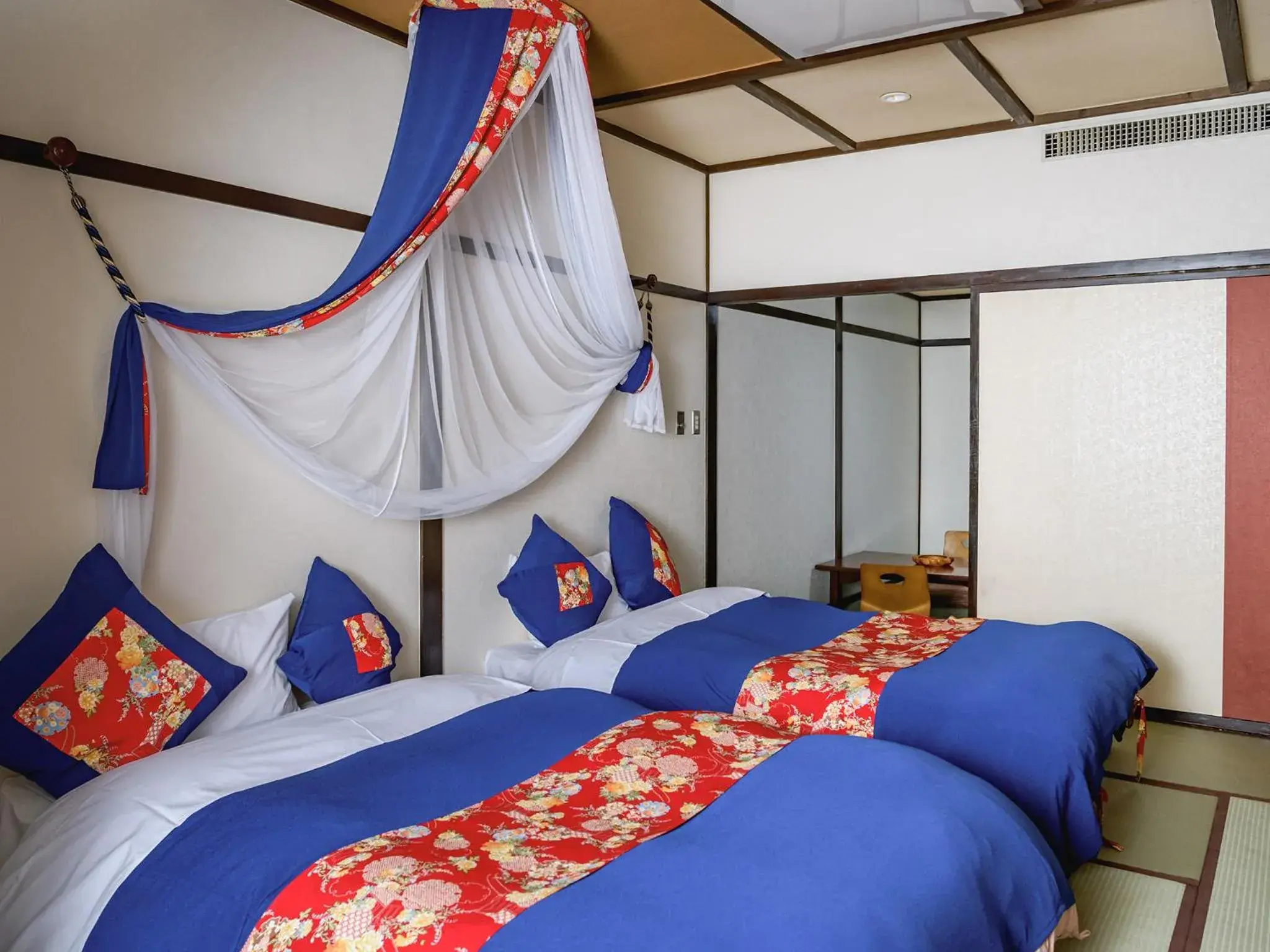 Photo of the whole room, Bed in Isshinkan Photo of the whole room, Bed in Isshinkan
