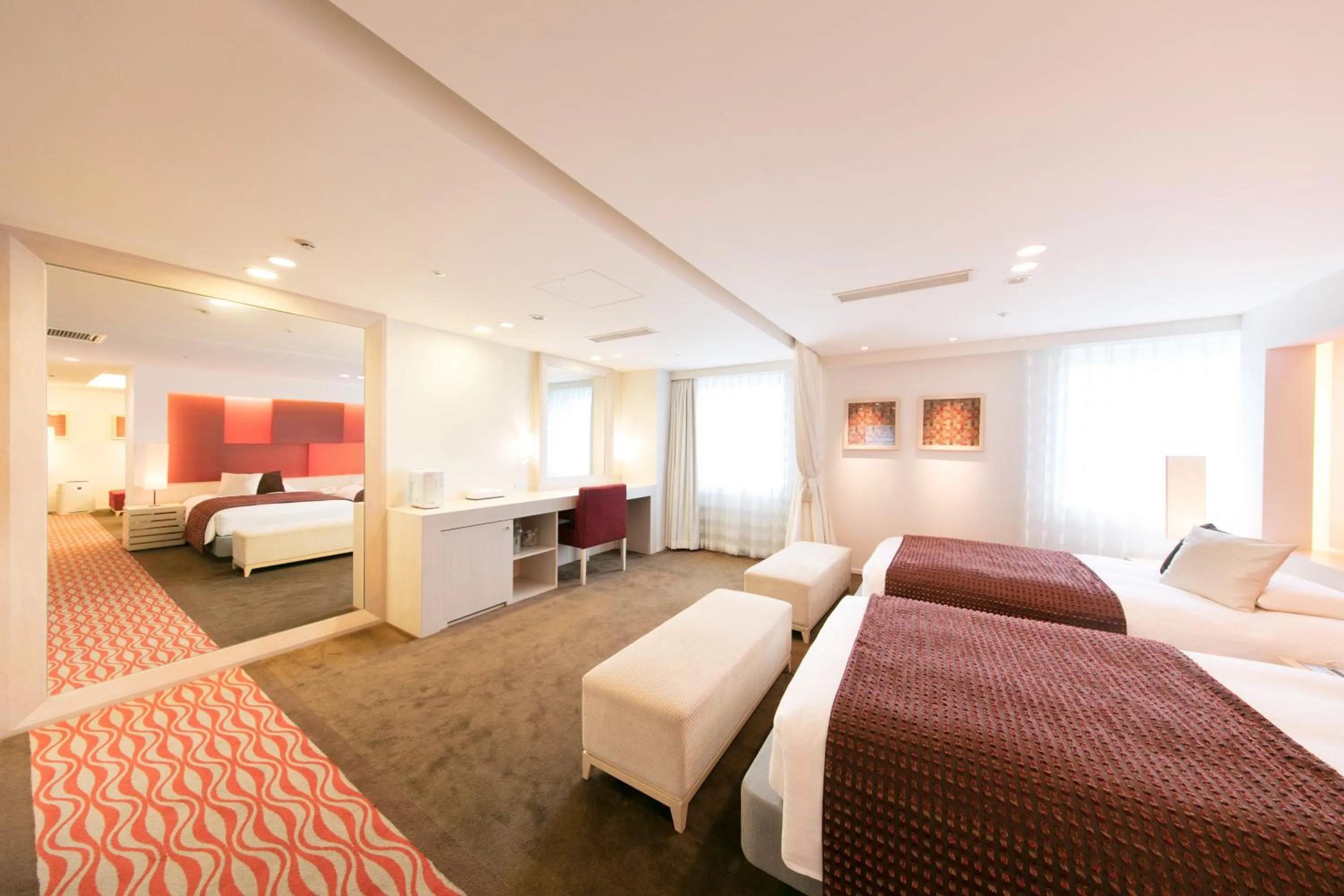 Bed in Kokusai 21 International Hotel