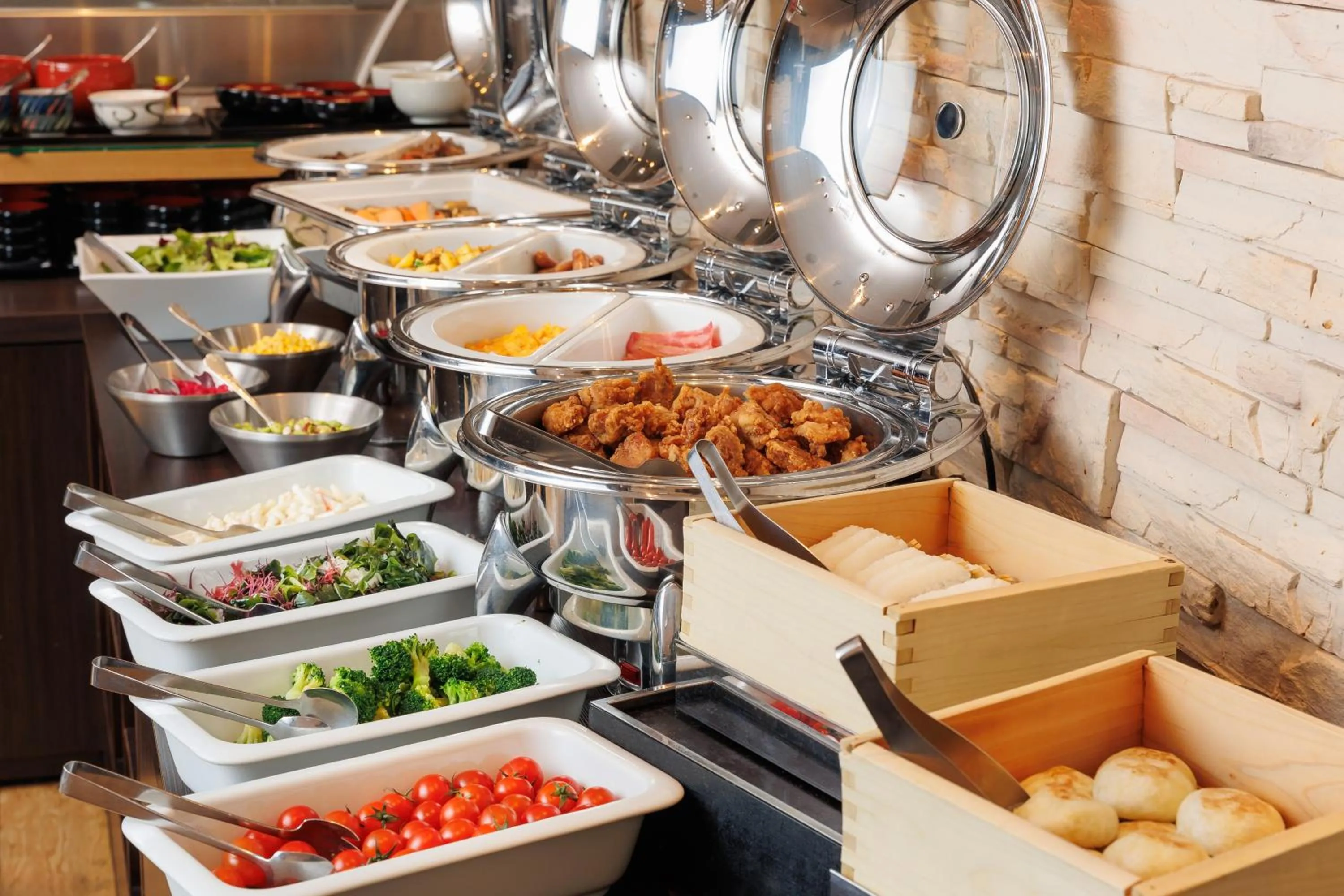 Breakfast in Kokusai 21 International Hotel