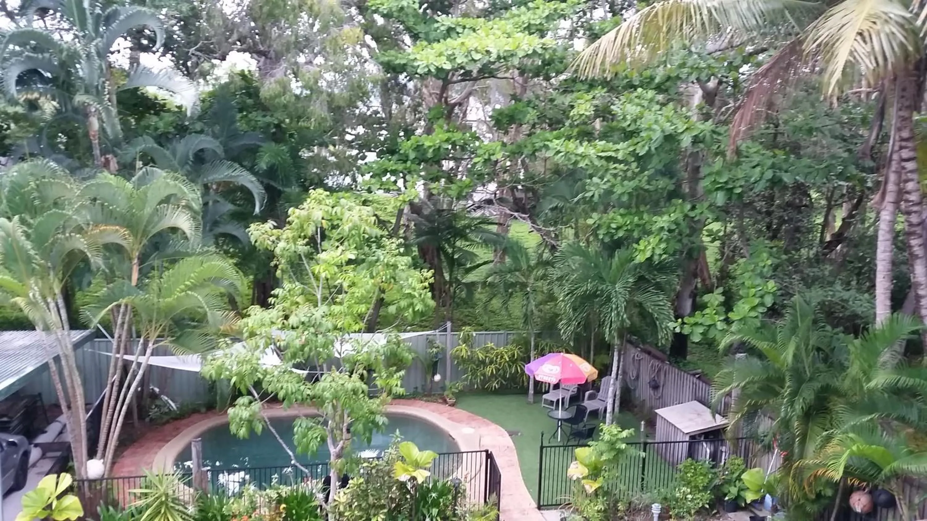 Pool view in The Beach Place