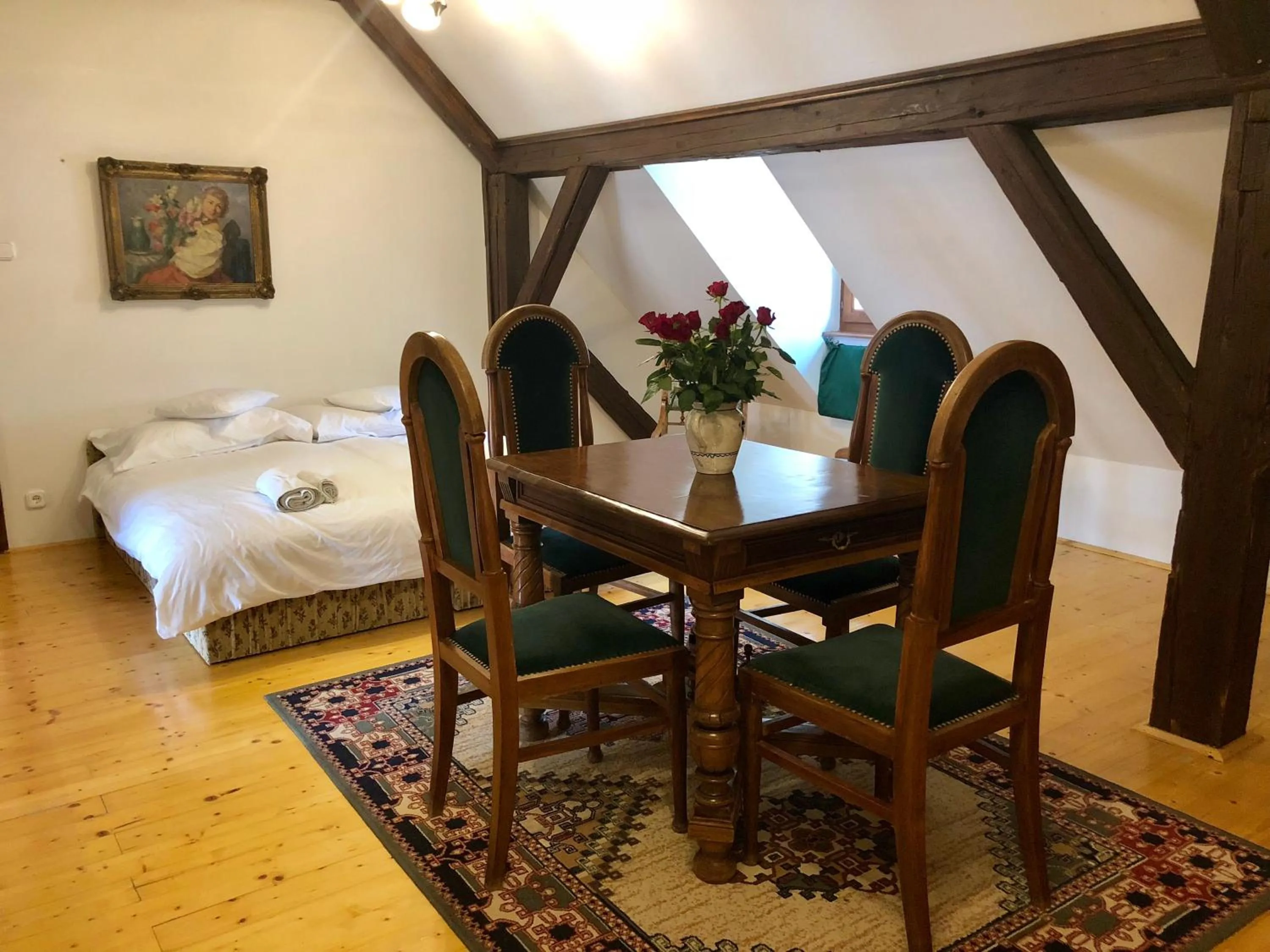 Bed in The Houses of History - anno 1830