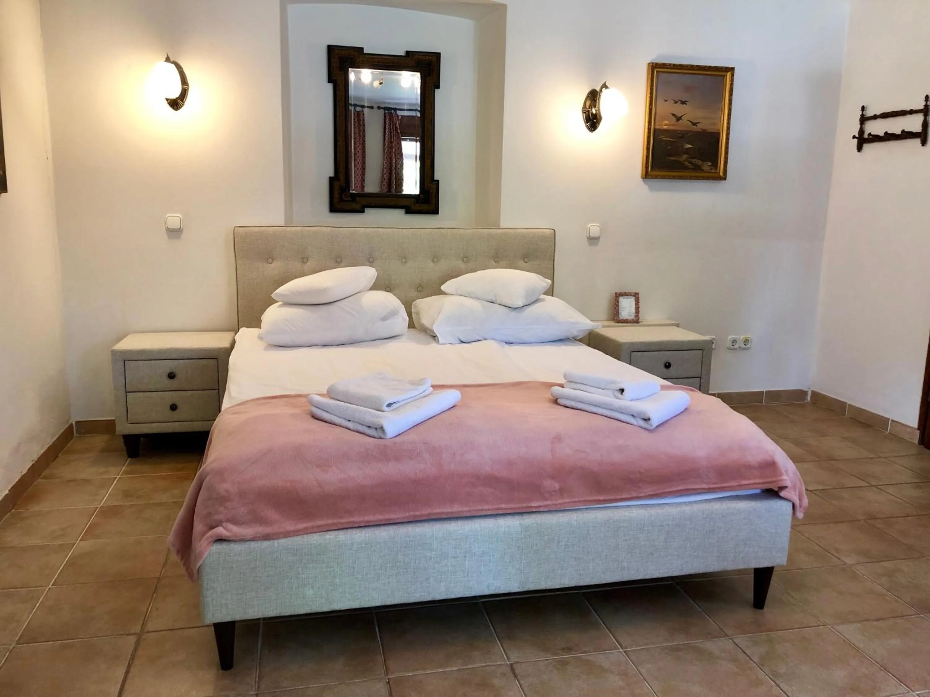 Bed in The Houses of History - anno 1830