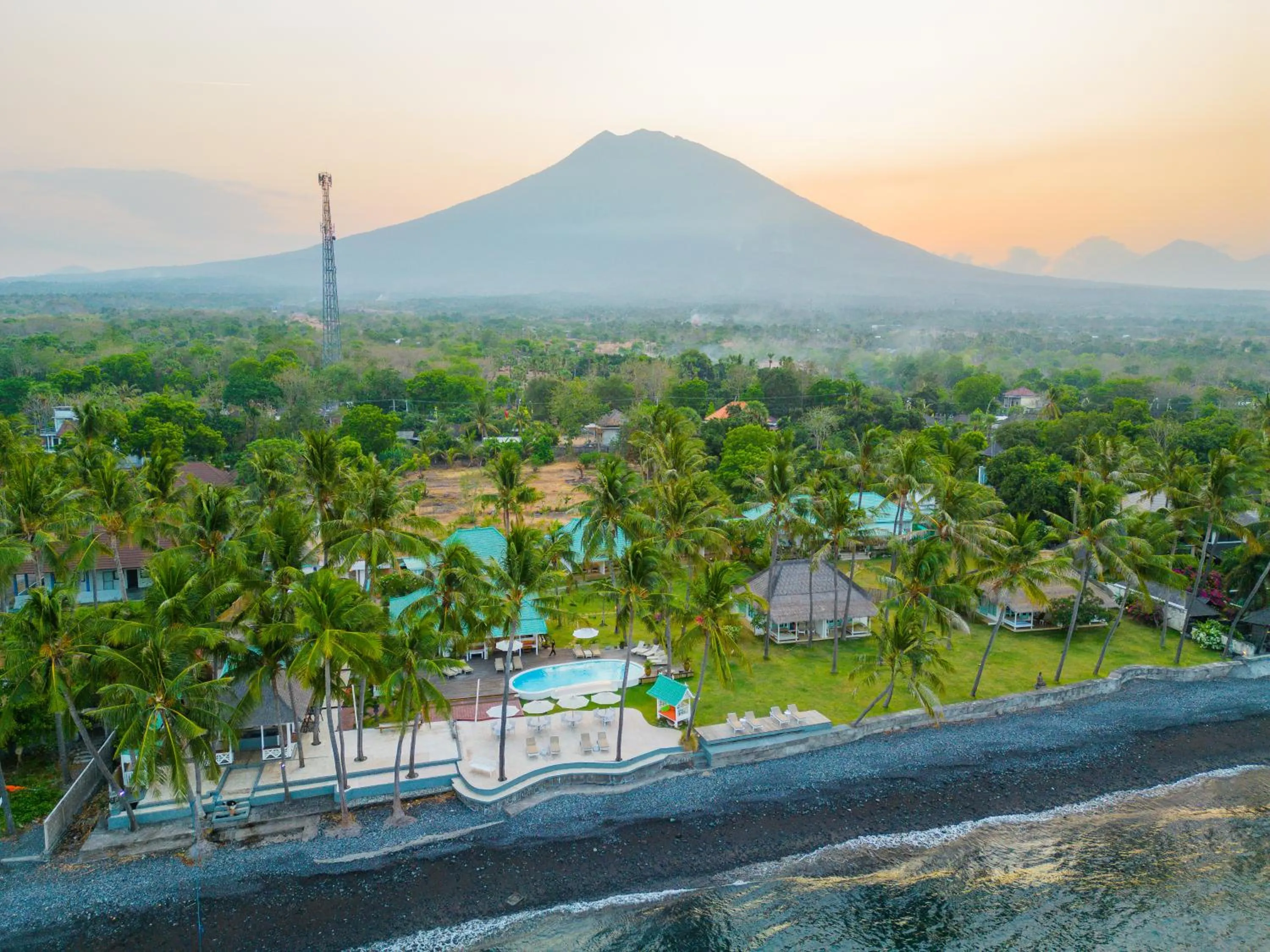 Property building in Scuba Seraya Resort