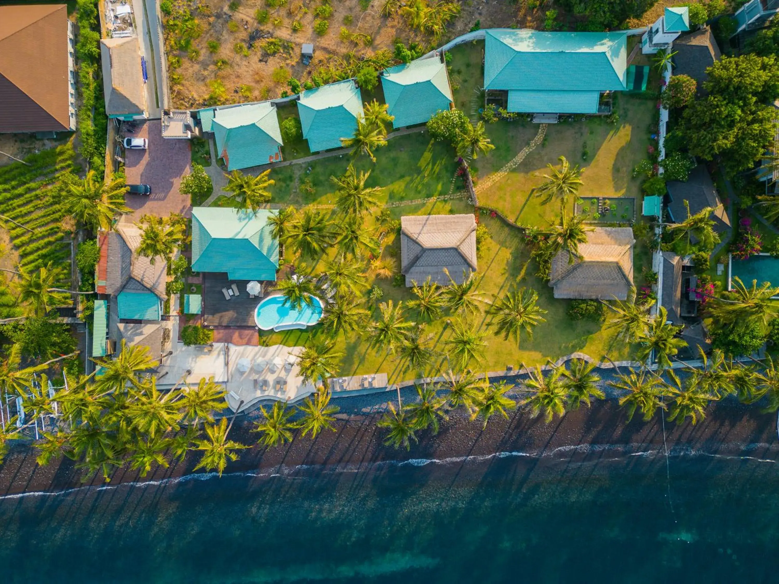 Property building in Scuba Seraya Resort Property building in Scuba Seraya Resort