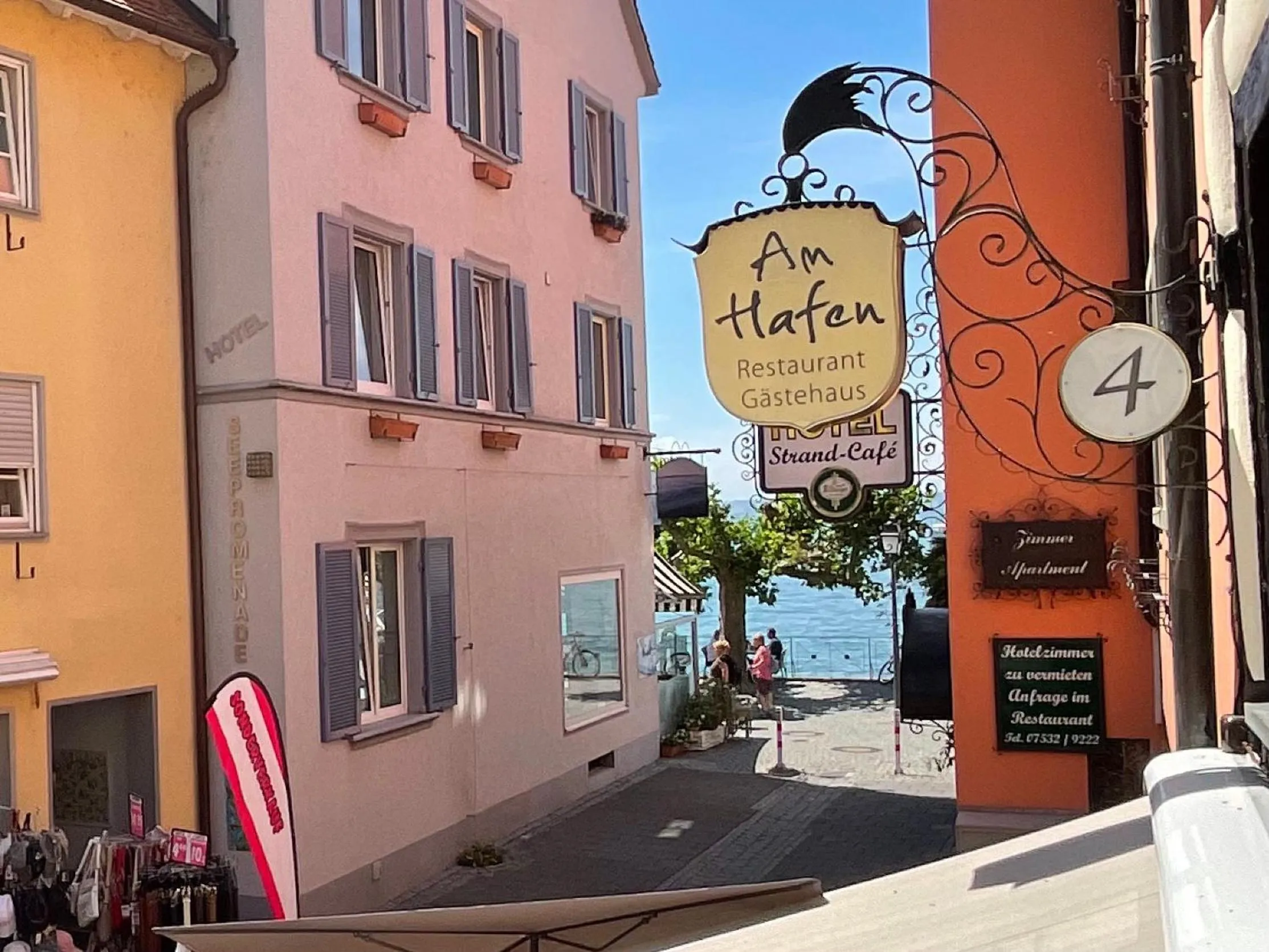 View (from property/room) in Gästehaus AM HAFEN