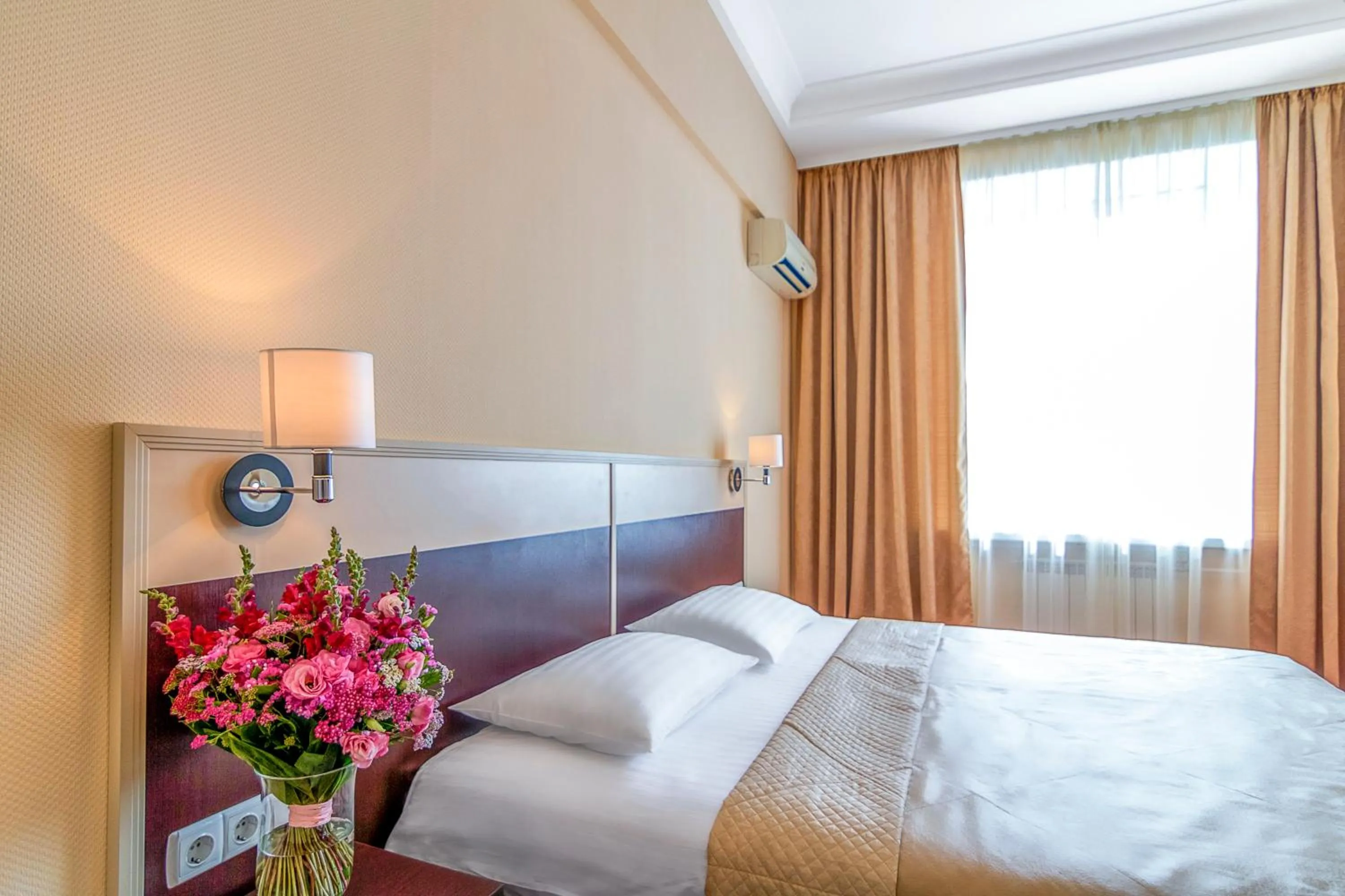 Bedroom, Bed in Ukraine Hotel