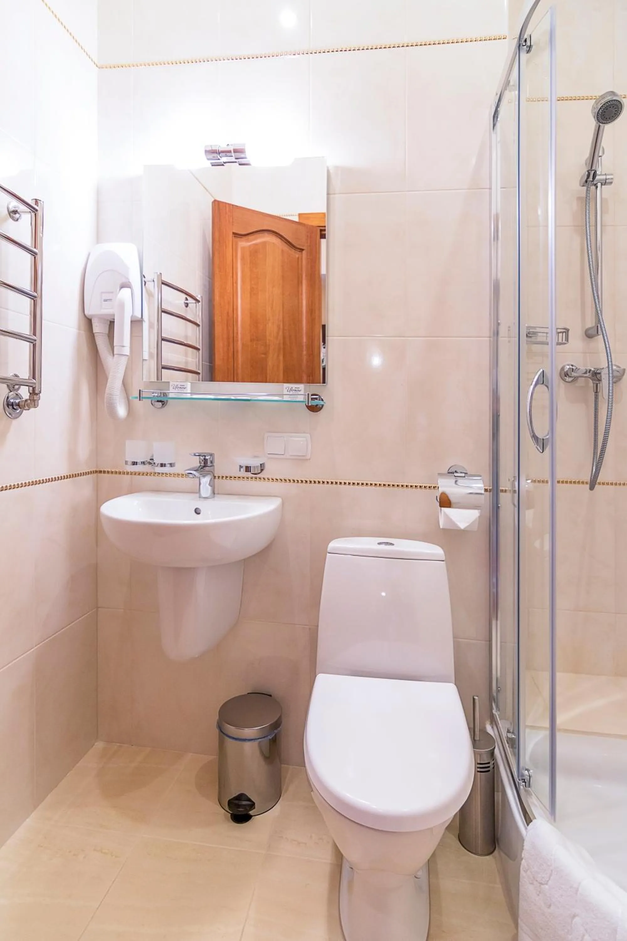 Shower in Ukraine Hotel