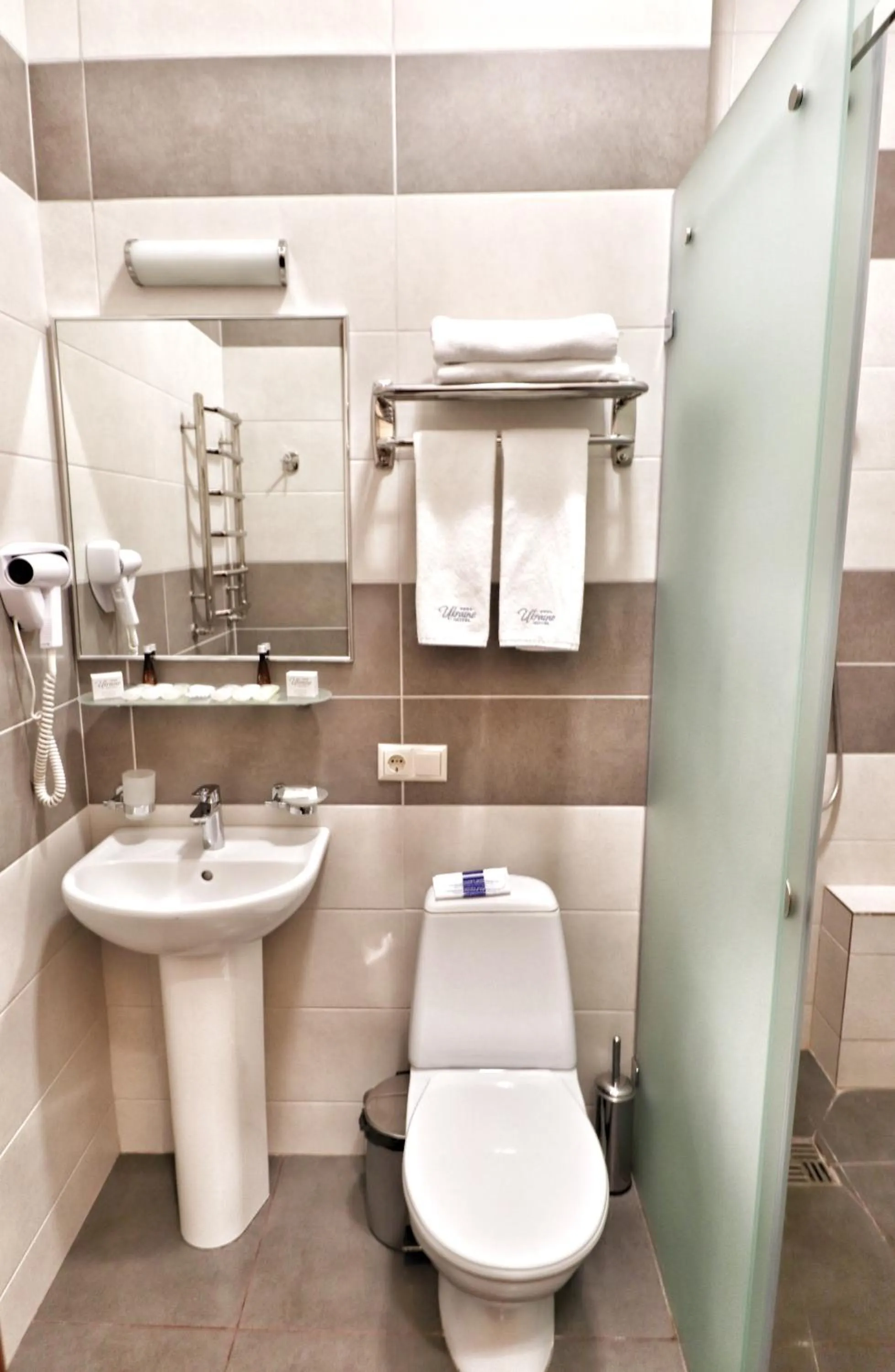 Shower in Ukraine Hotel