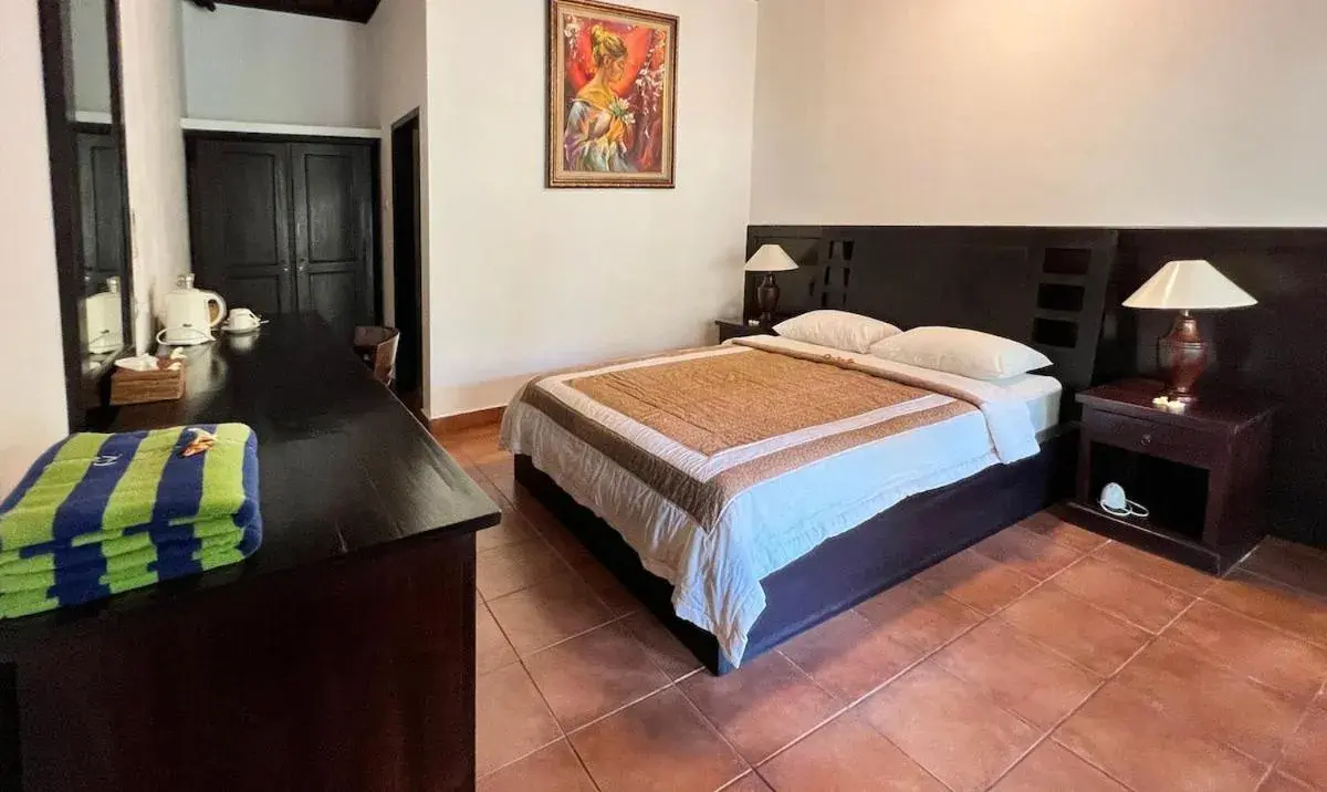 Bed in Liberty Dive Resort Bed in Liberty Dive Resort