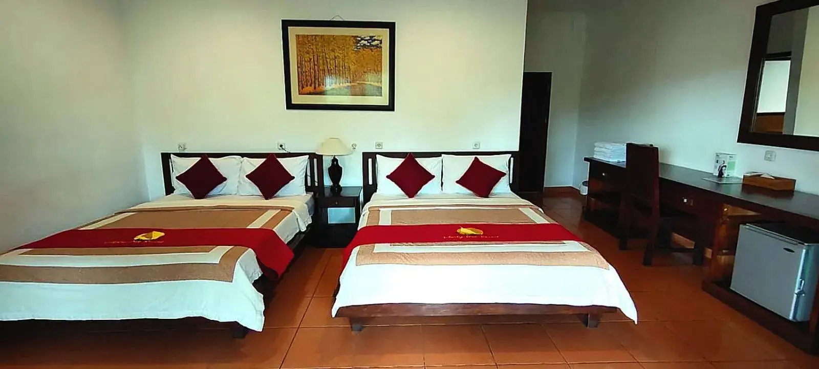 Bed in Liberty Dive Resort Bed in Liberty Dive Resort