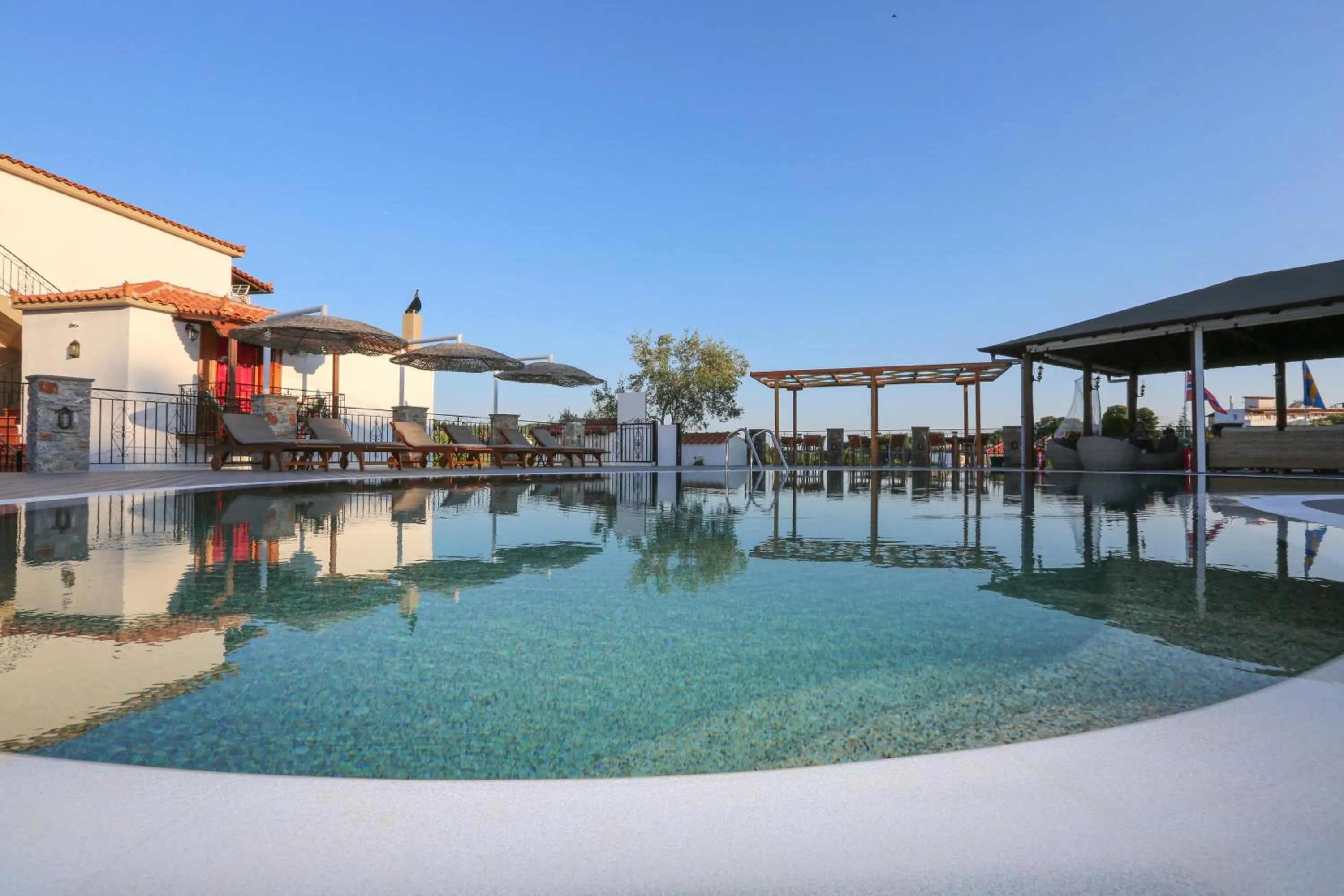 Swimming pool in Skiathos Argento