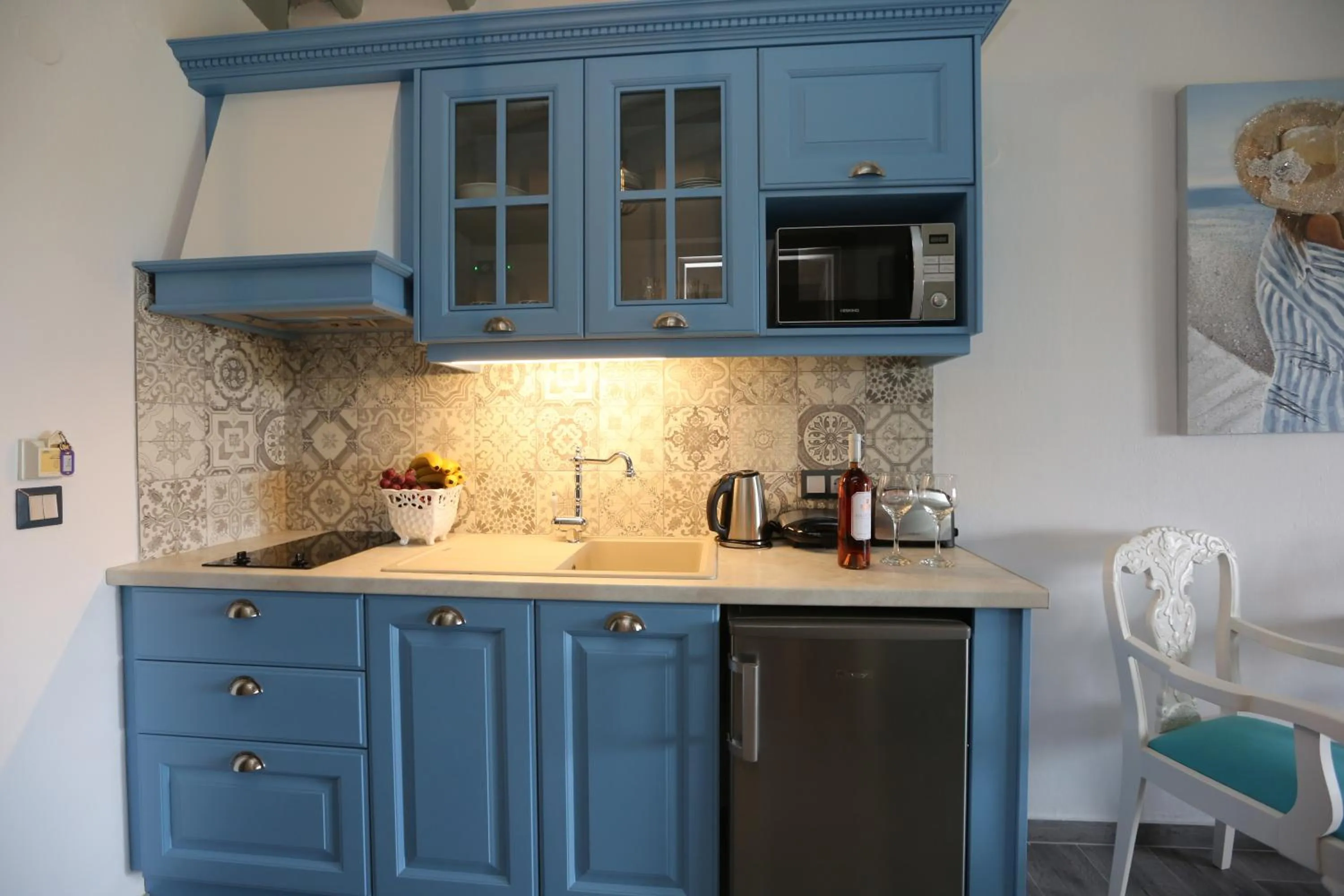 Kitchen or kitchenette in Skiathos Argento