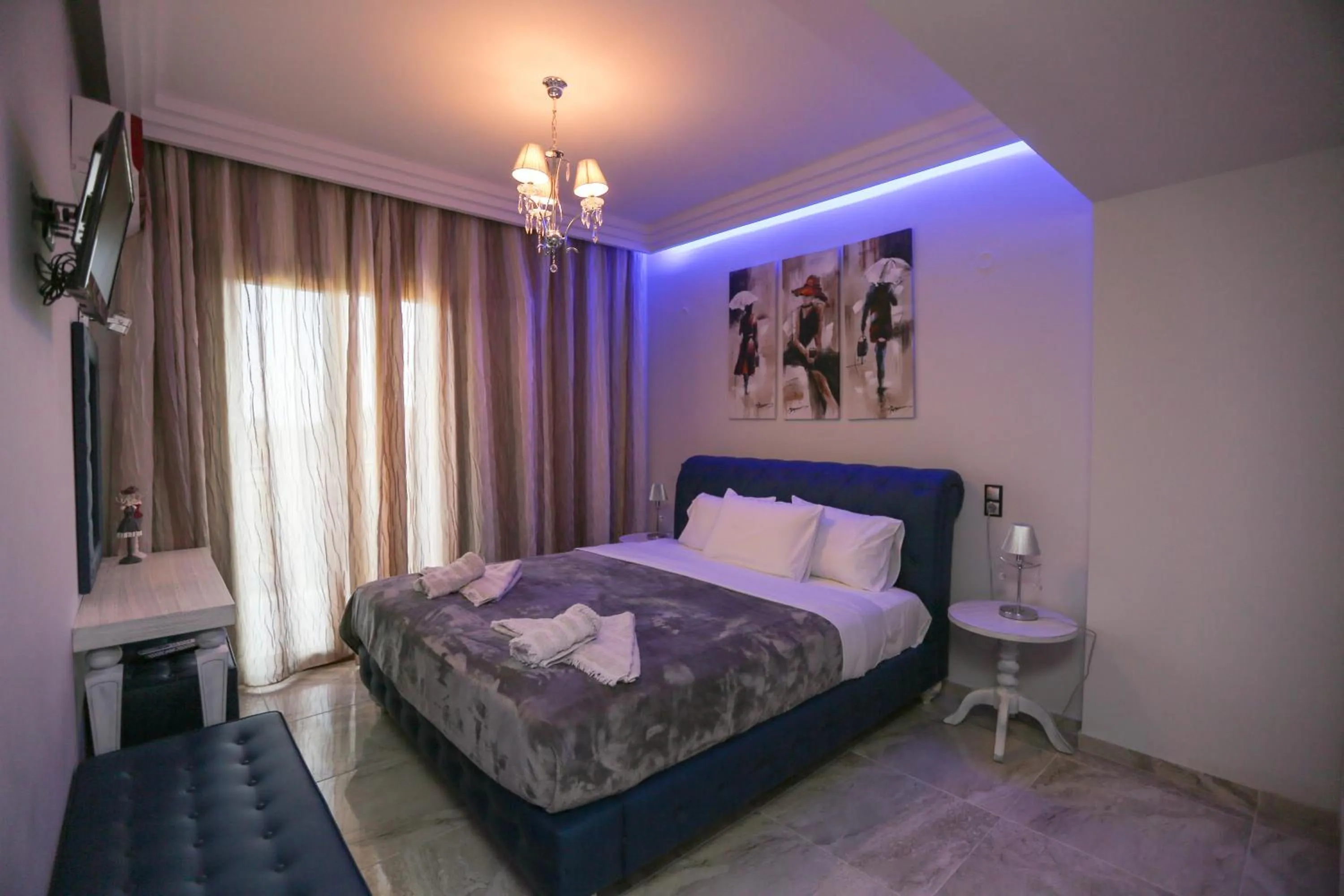 Bedroom, Bed in Skiathos Argento