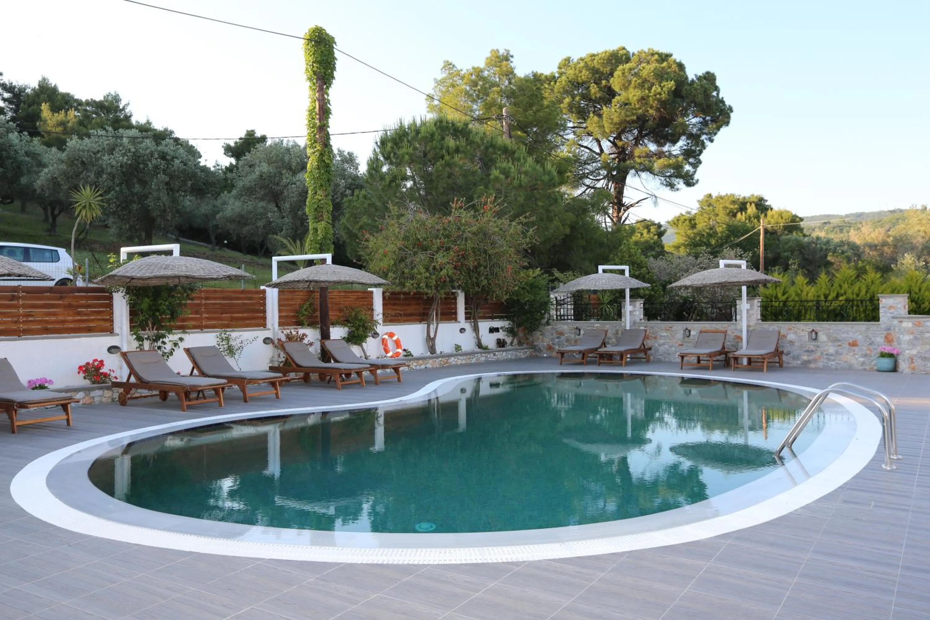 Swimming pool in Skiathos Argento